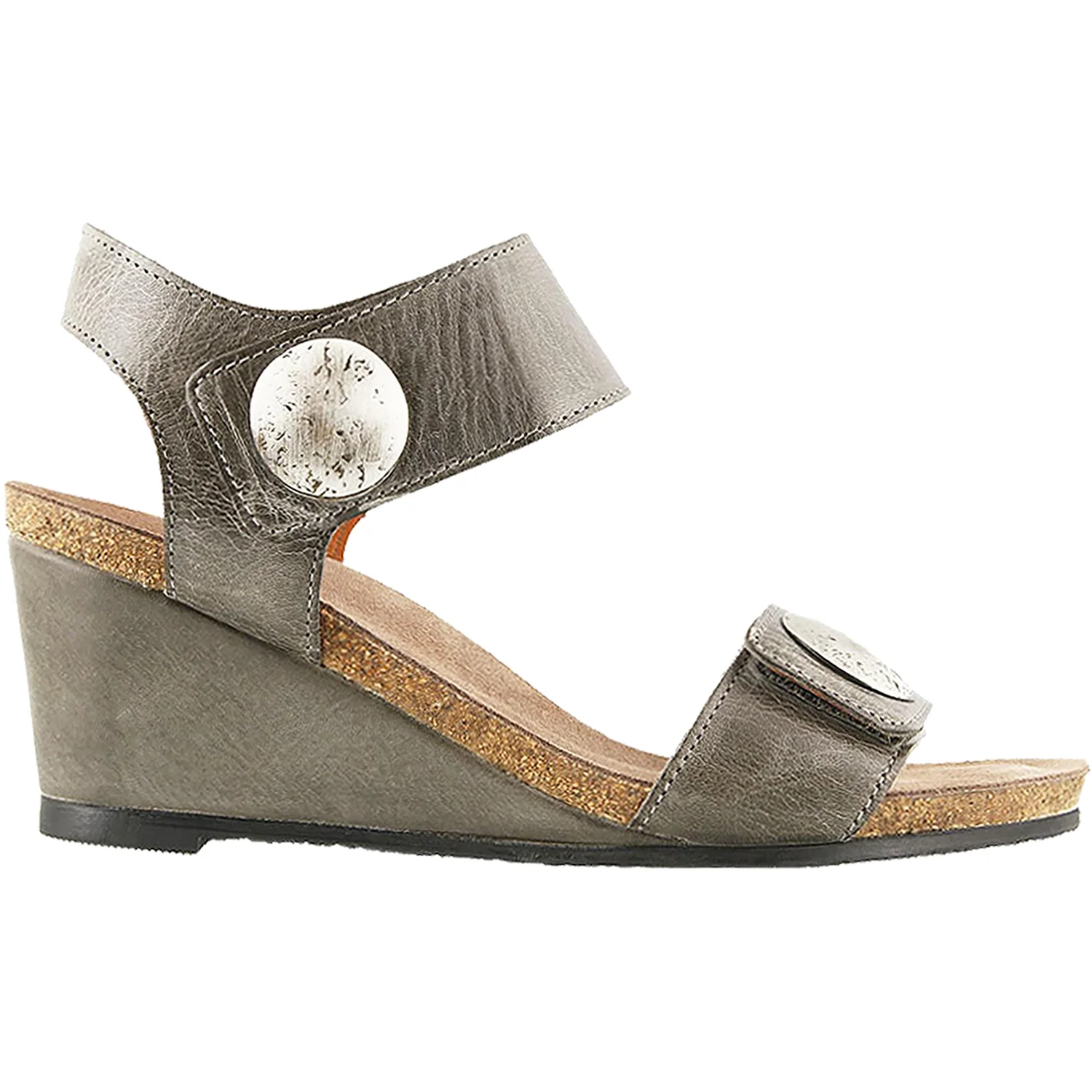 Taos Carousel 2 Women's Wellness Sandals Graphite Leather
