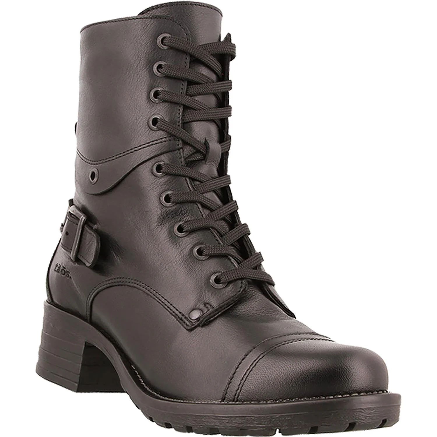 Women's Taos Crave Black/Black Waterproof Leather - Image 2