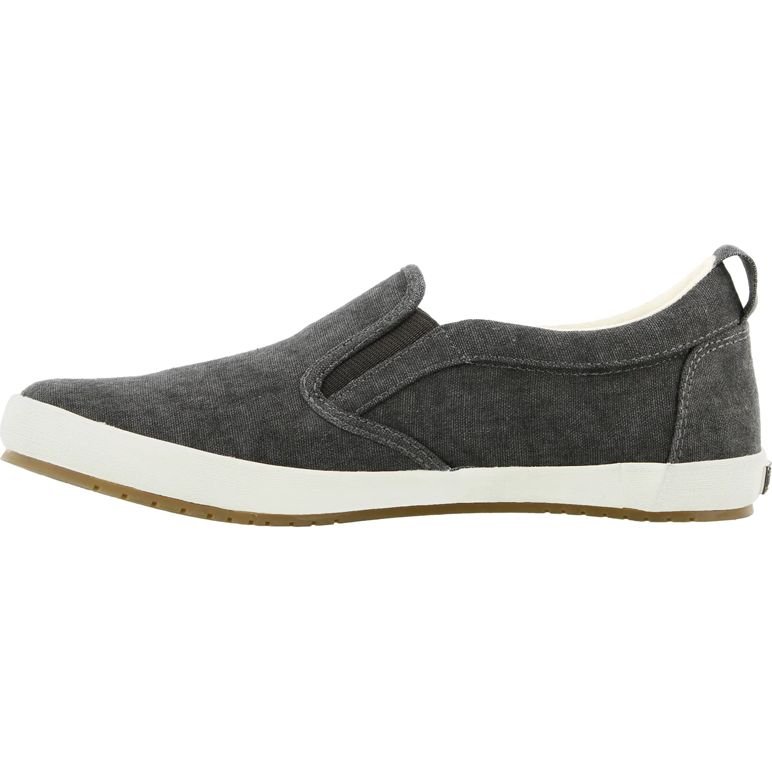 Taos Dandy Women's Slip On Sneakerss Charcoal Washed Canvas - Image 3