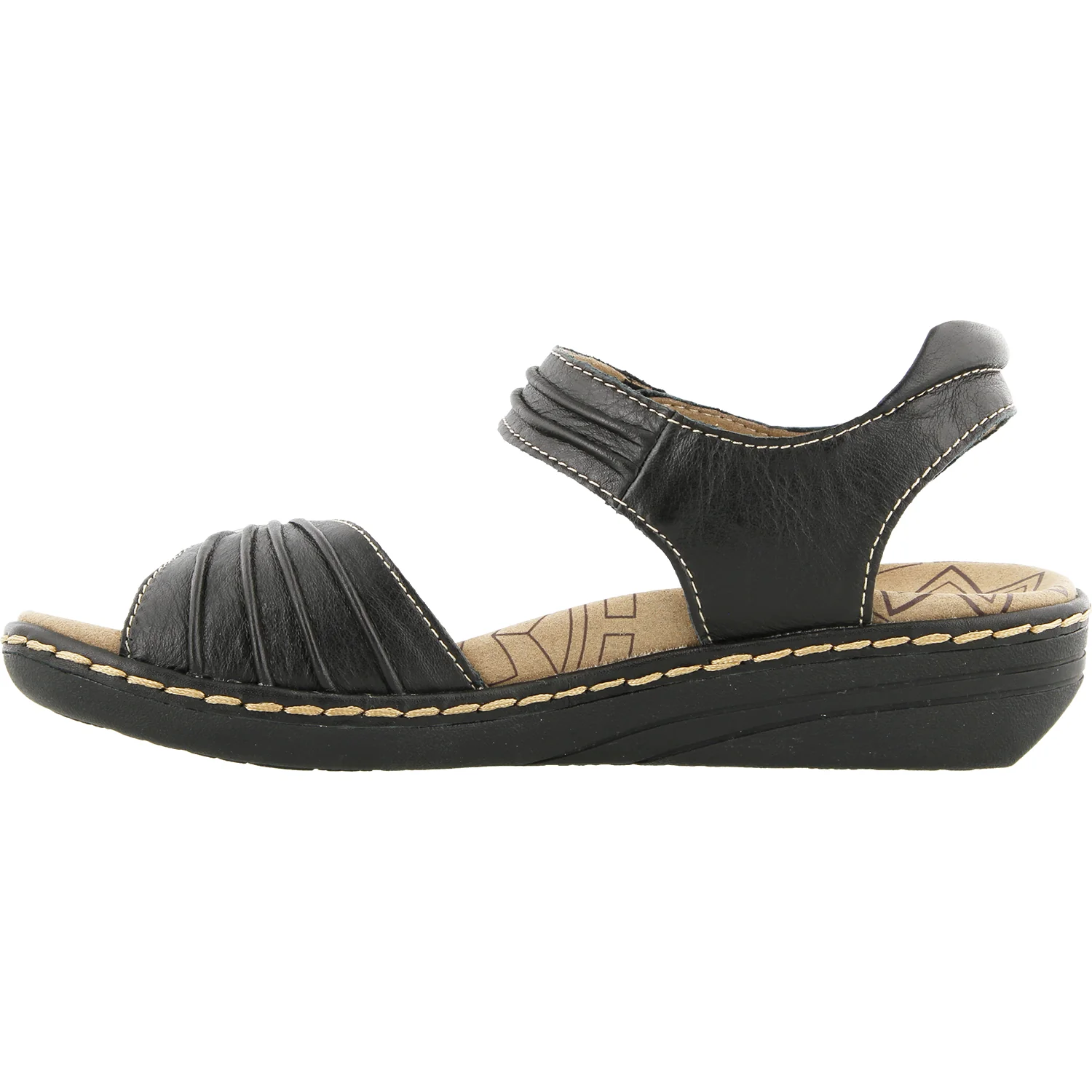 Taos Escape Women's Sandals Black Leather - Image 3
