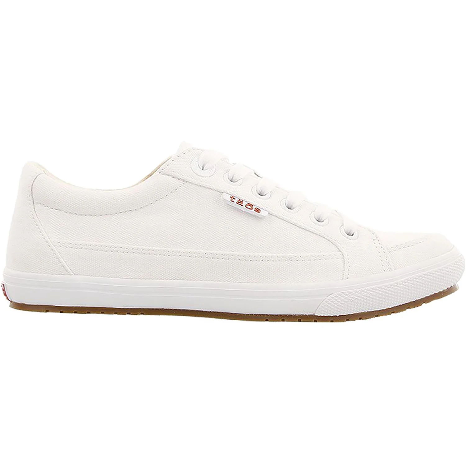 Taos Moc Star Women's Shoes White Distressed Canvas