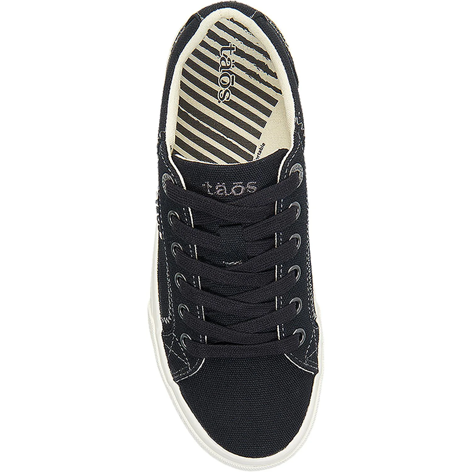 Taos Plim Soul Women's Sneaker Black Canvas - Image 2