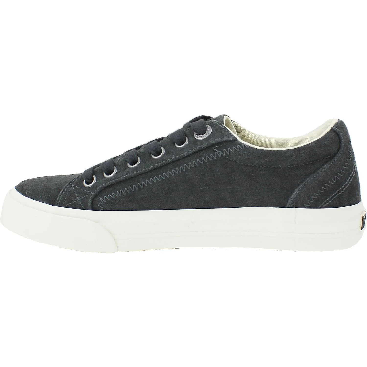 Taos Plim Soul Women's Sneakers Charcoal Canvas - Image 3