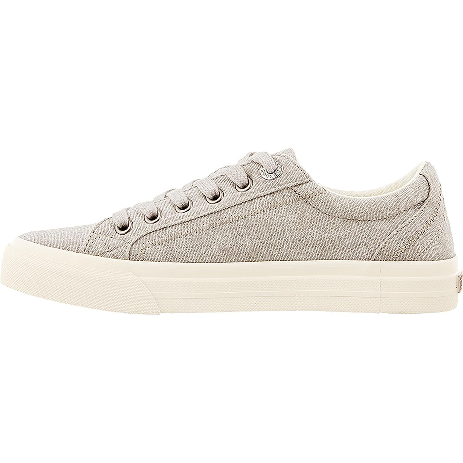 Taos Plim Soul Women's Sneakers Grey Washed Canvas - Image 3