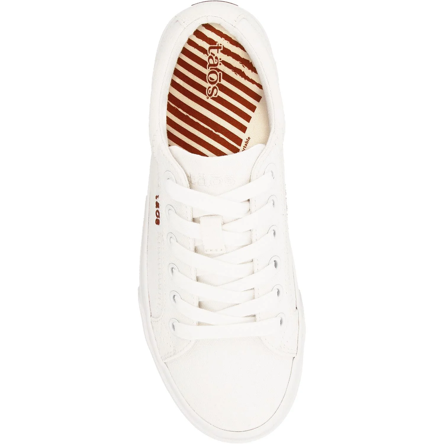 Taos Plim Soul Women's Sneakers White Canvas - Image 2