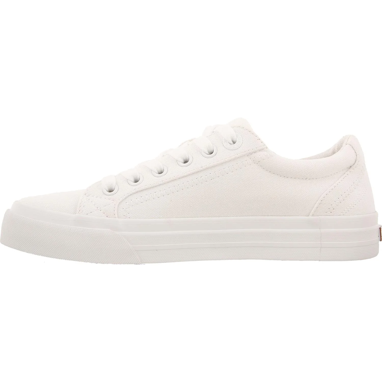 Taos Plim Soul Women's Sneakers White Canvas - Image 3