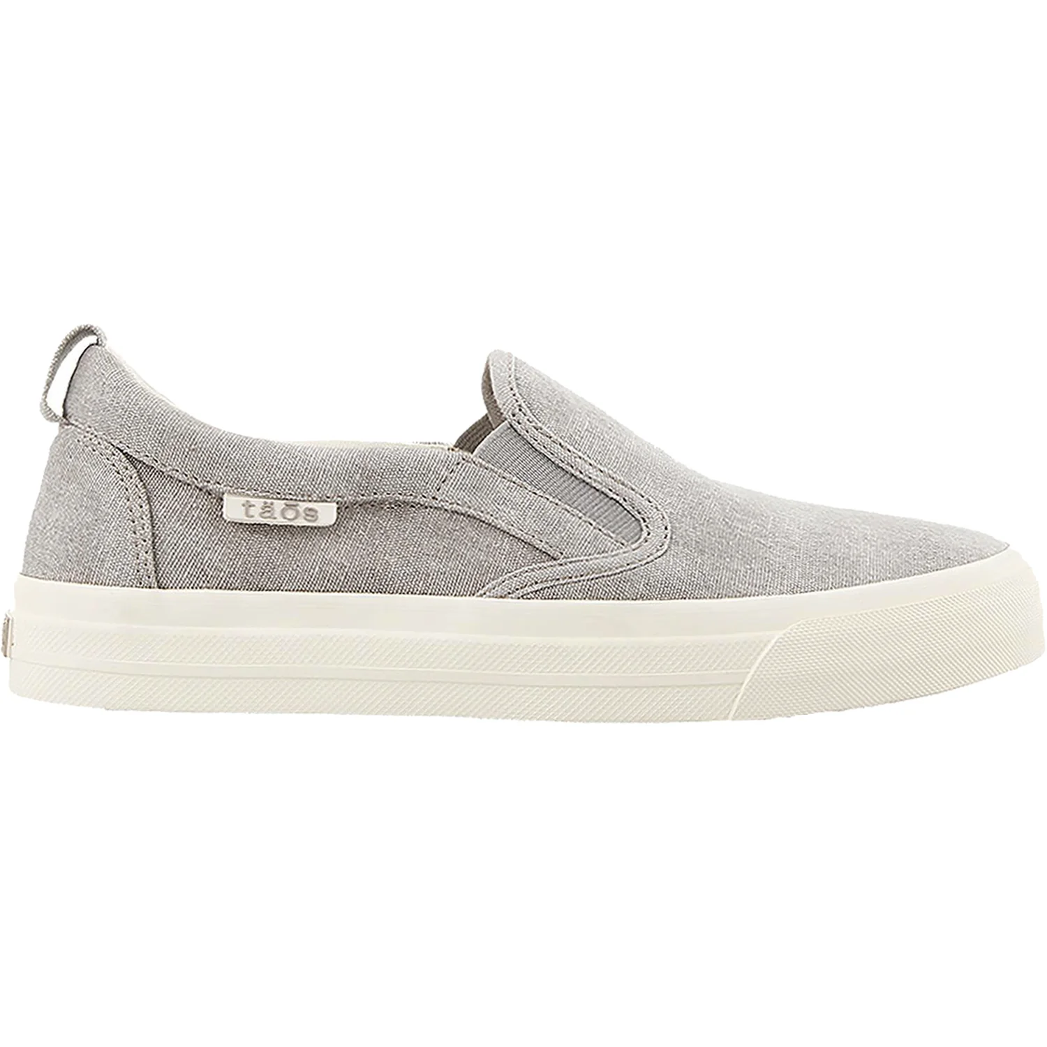 Taos Rubber Soul Women's Slip On Sneakers Grey Wash Canvas