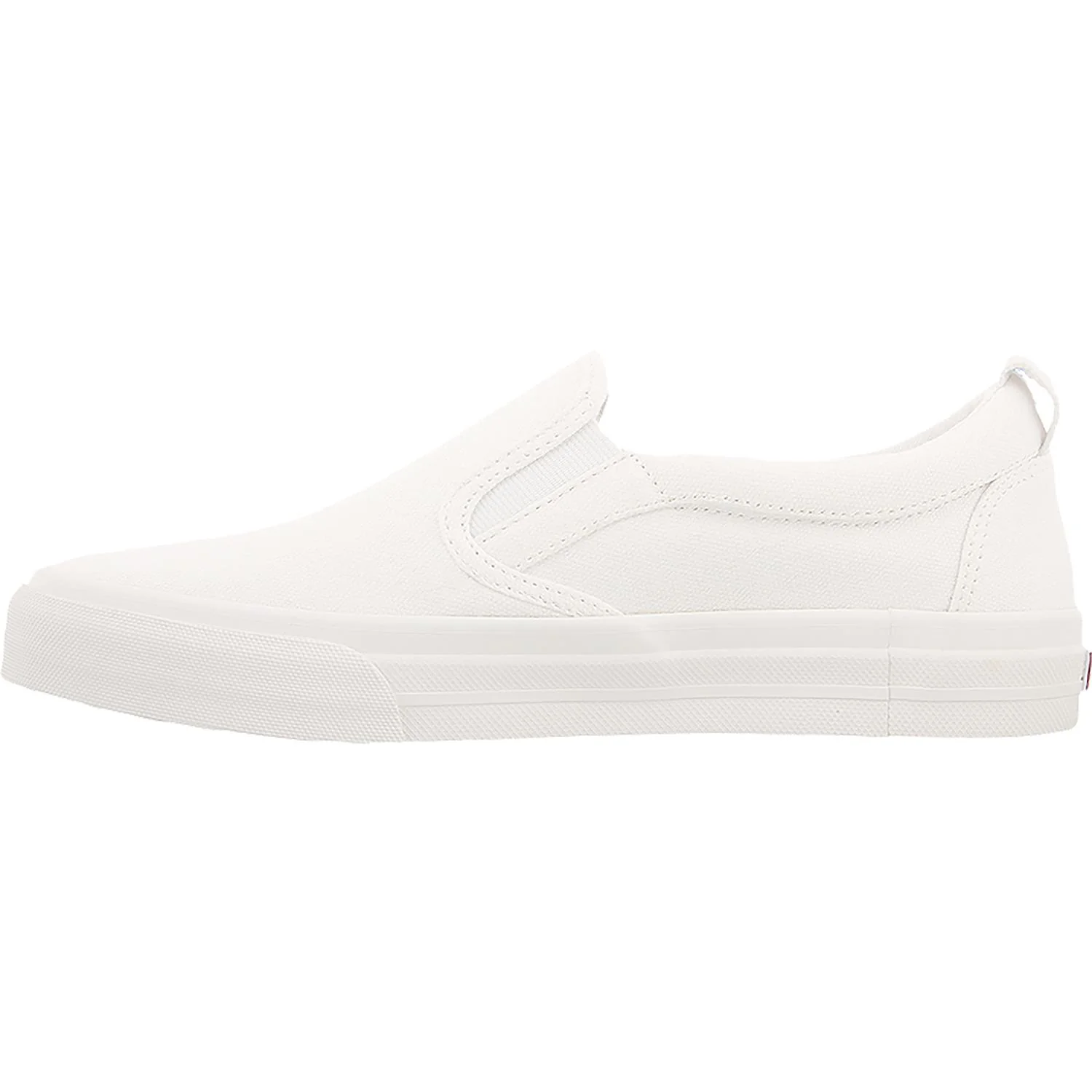 Taos Rubber Soul Women's Slip On Sneakerss White Canvas - Image 3