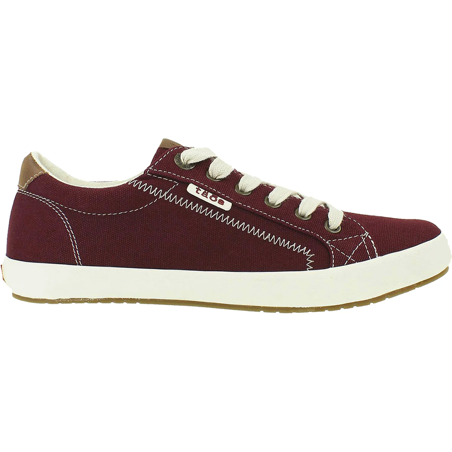 Taos Star Burst Women's Supportive Sneakers Burgundy Canvas