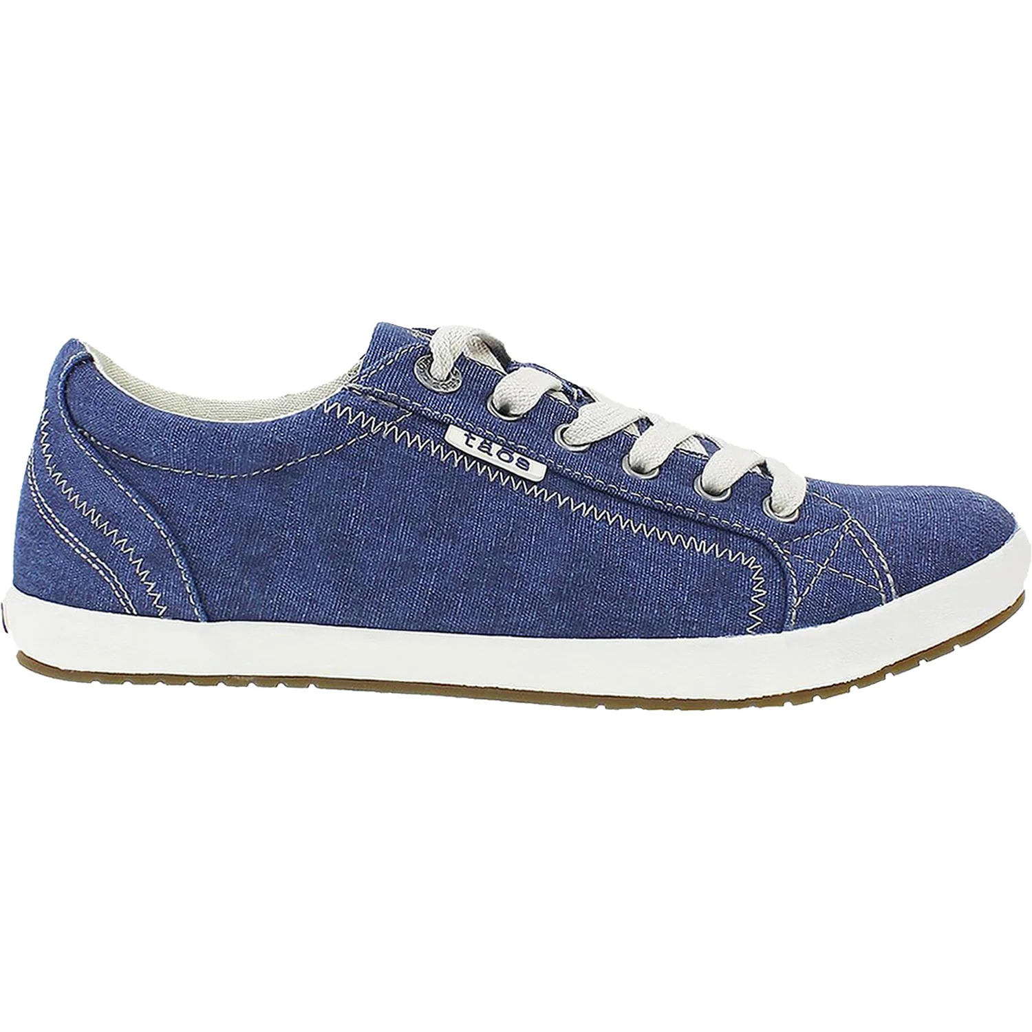 Taos Star Women's Fashion Sneakers Blue Washed Canvas