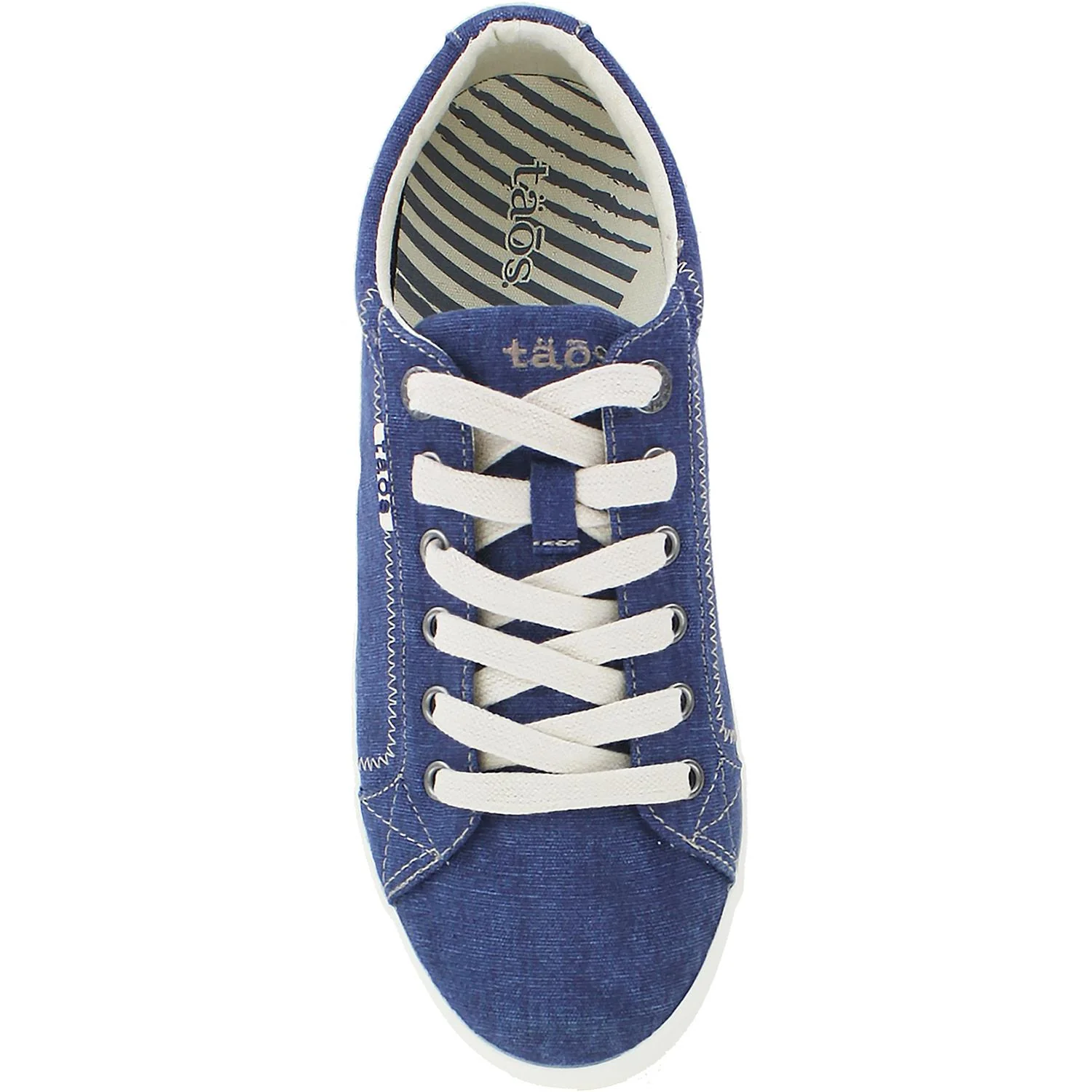 Taos Star Women's Fashion Sneakers Blue Washed Canvas - Image 2