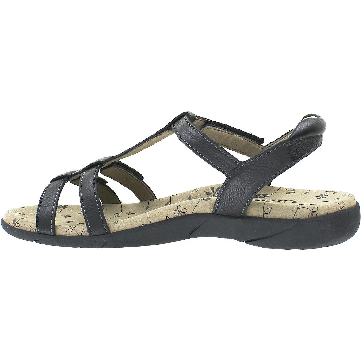 Taos Trophy 2 Women's Backstrap Sandals Black Leather - Image 3