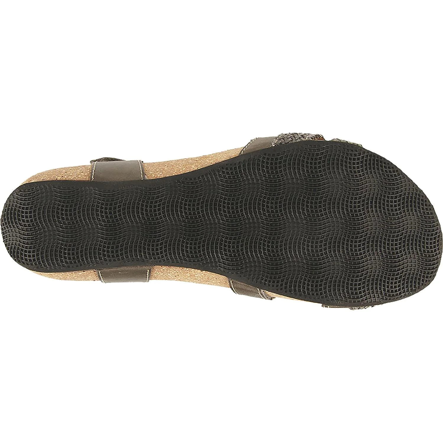 Taos Trulie Women's Backstrap Sandals Dark Grey Leather - Image 4
