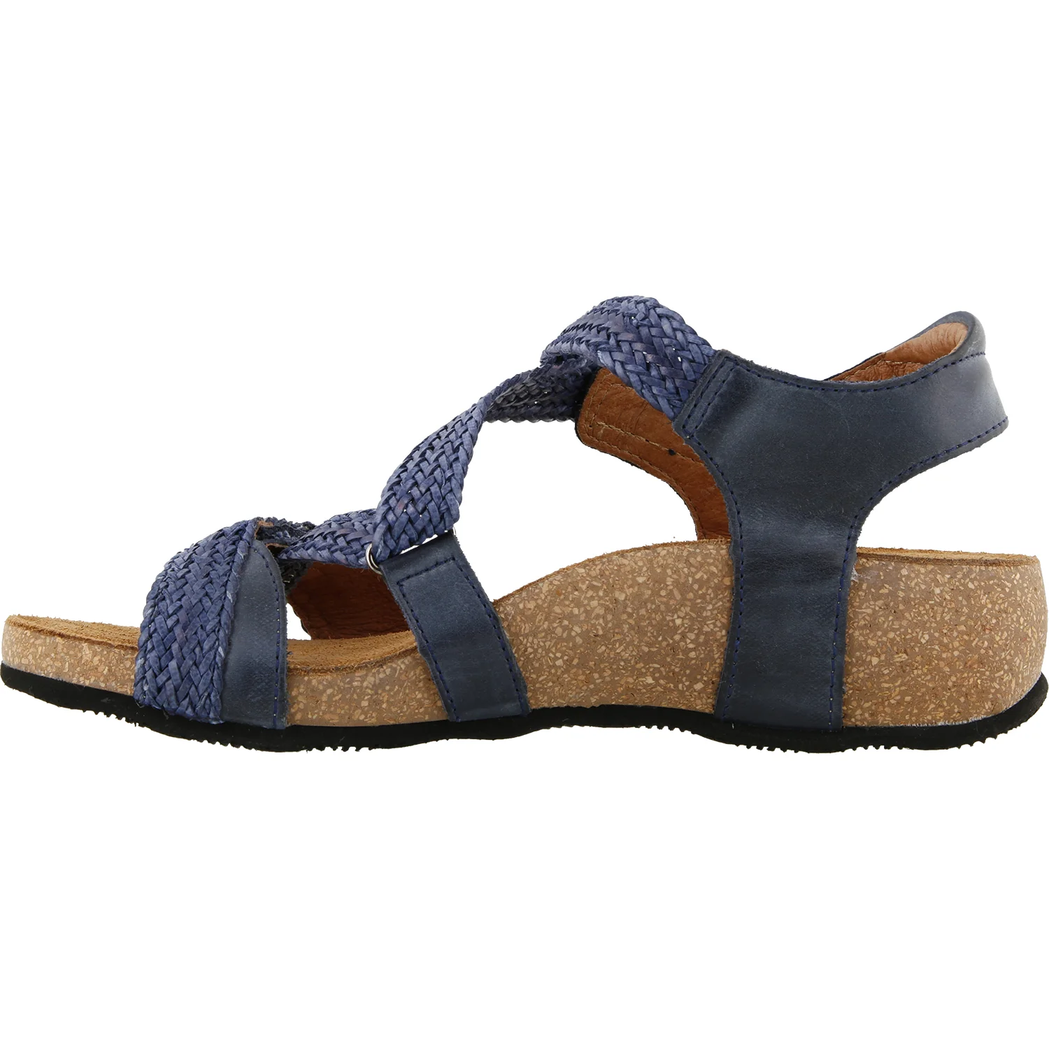 Taos Trulie Women's Sandals Navy Leather - Image 3