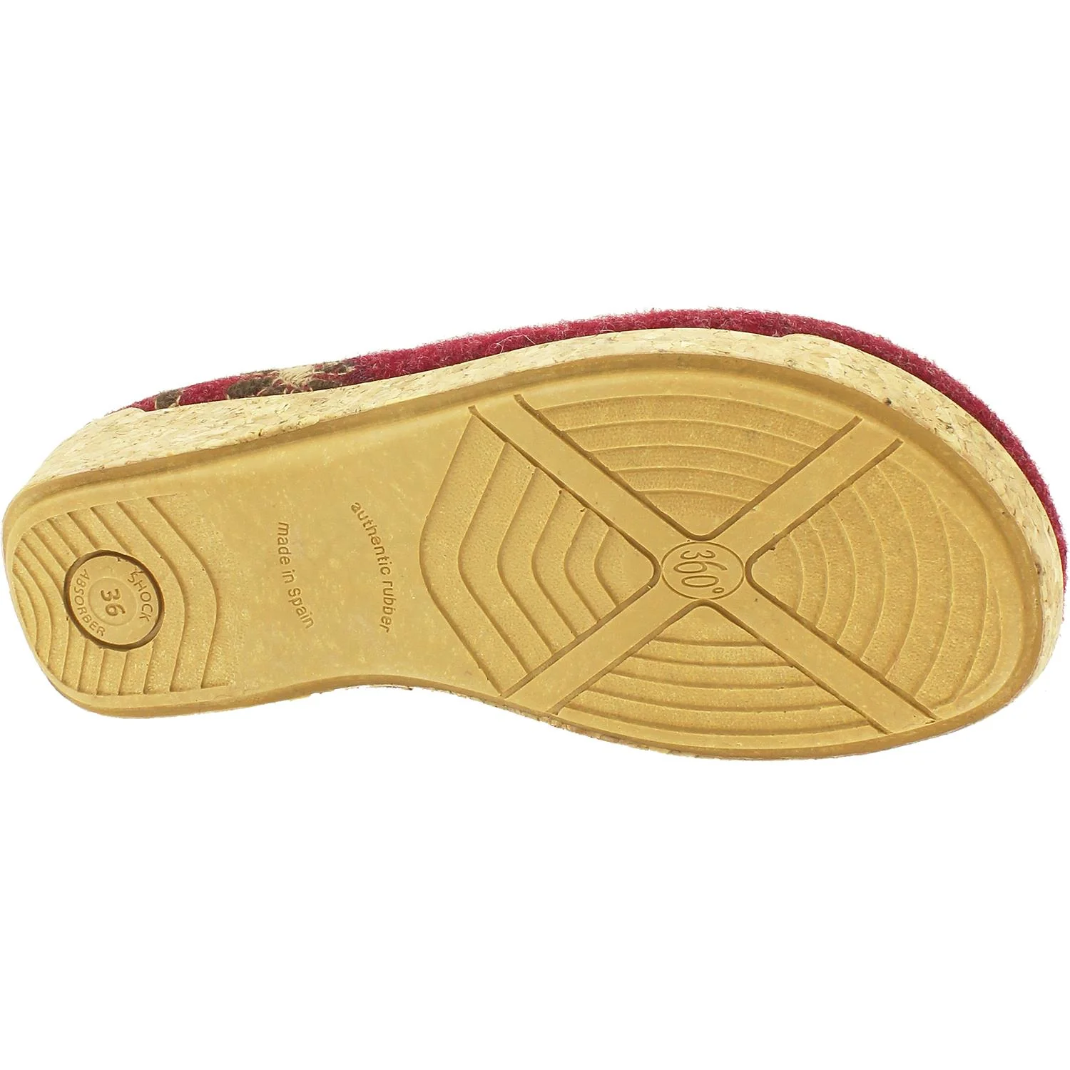 Taos Woolderness 2 Women's Clogs Cranberry Wool - Image 4