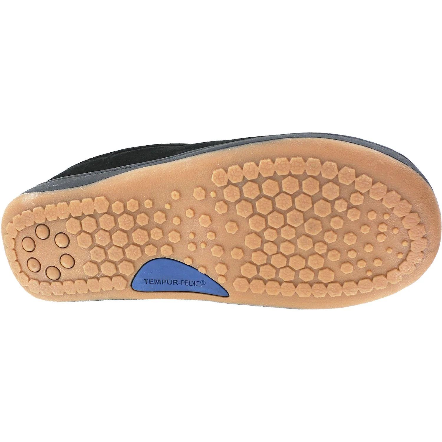 Tempur-Pedic Arlow Men's Tempur-Pedic Slippers Black Suede - Image 4