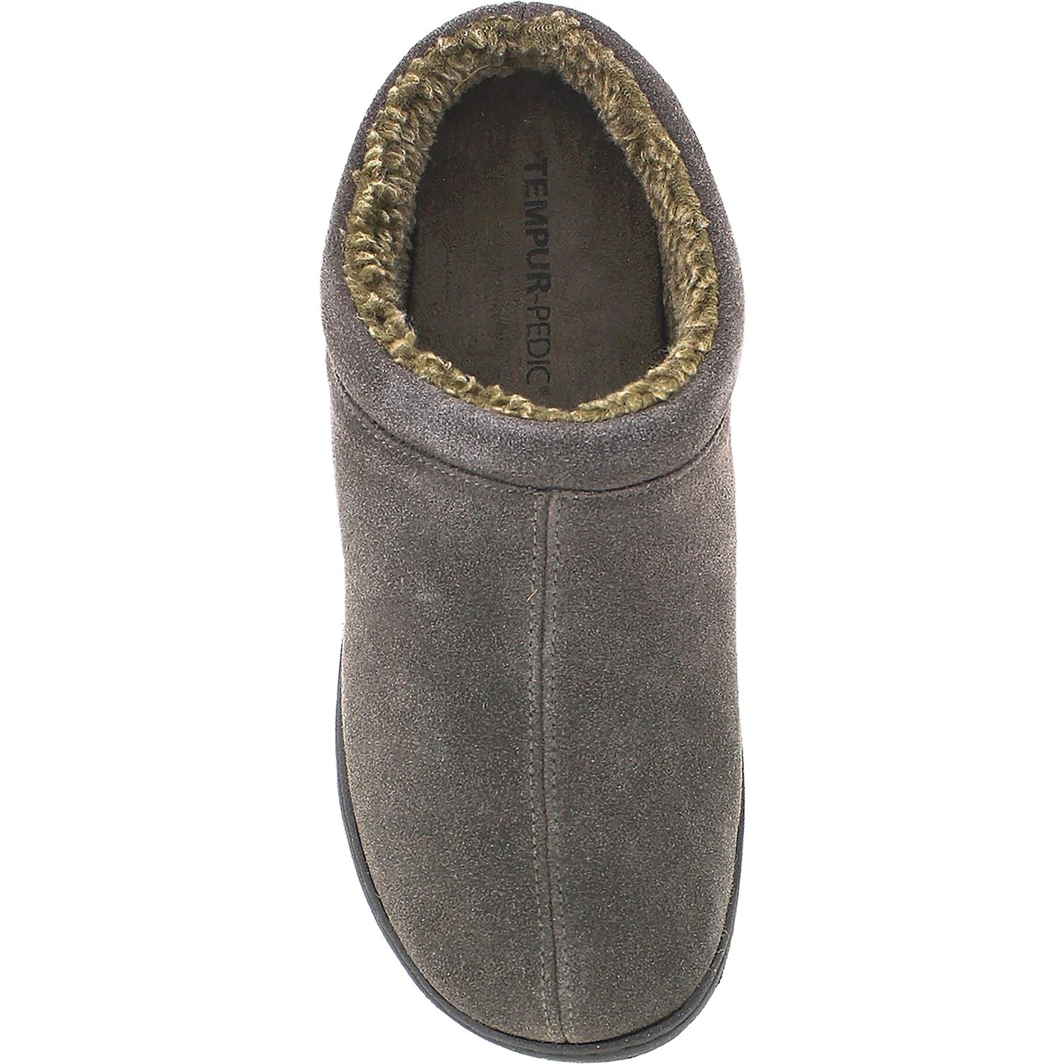 Tempur-Pedic Arlow Men's Tempur-Pedic Slippers Charcoal Suede - Image 2