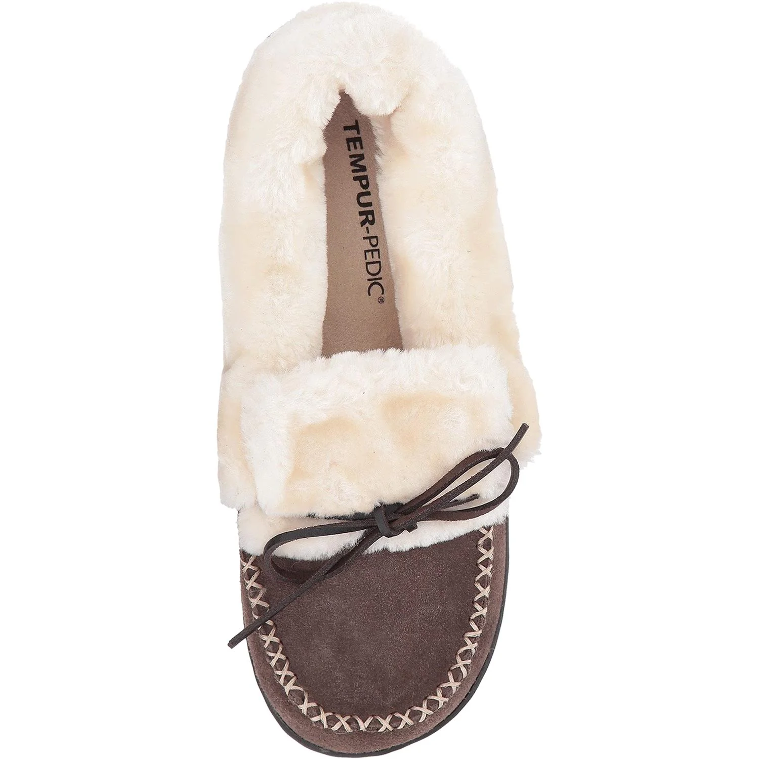 Tempur-Pedic Laurin Women's Slippers Grey Suede - Image 2