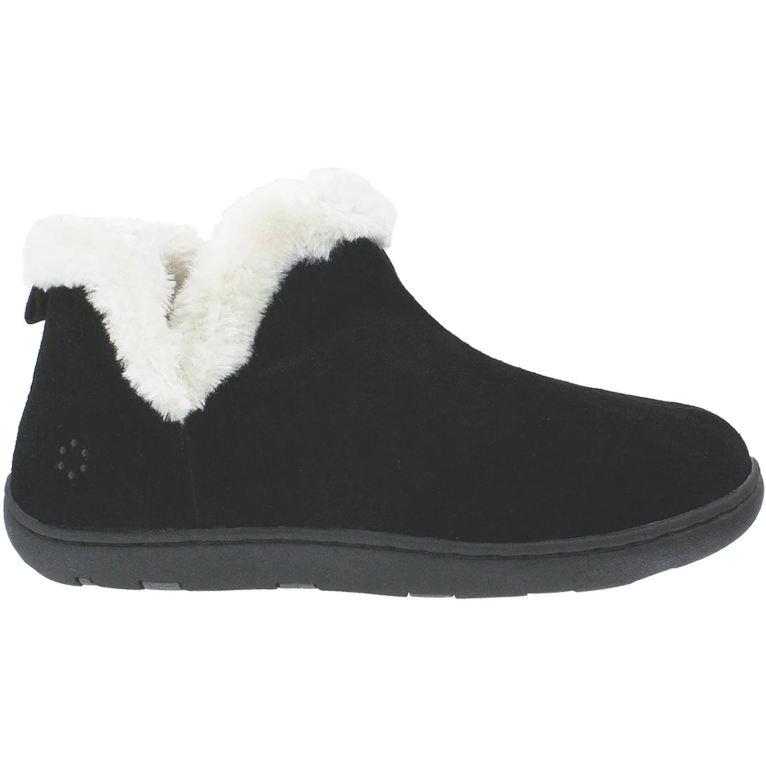 Tempur-Pedic Vallery Women's Tempur-Pedic Slippers Black Suede