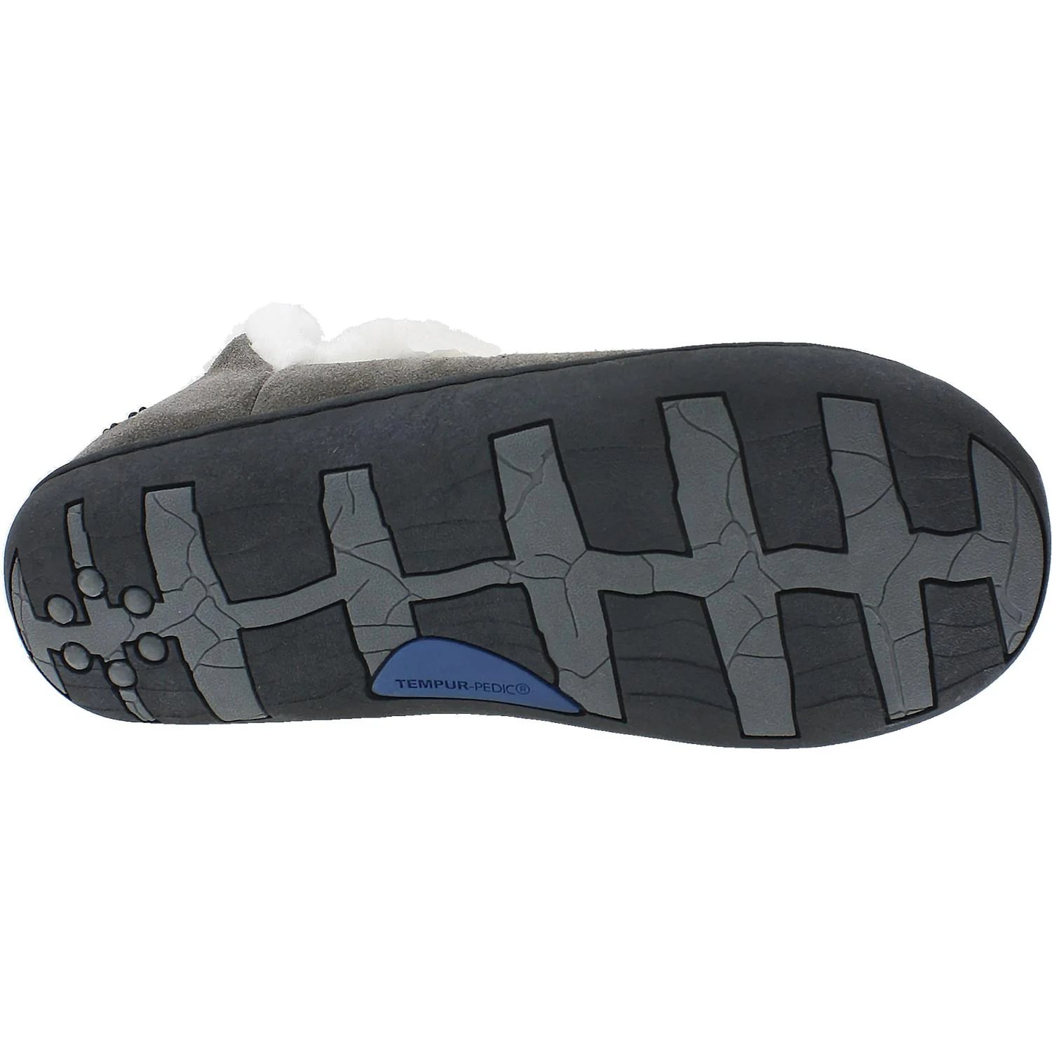 Tempur-Pedic Vallery Women's Tempur-Pedic Slippers Grey Suede - Image 4