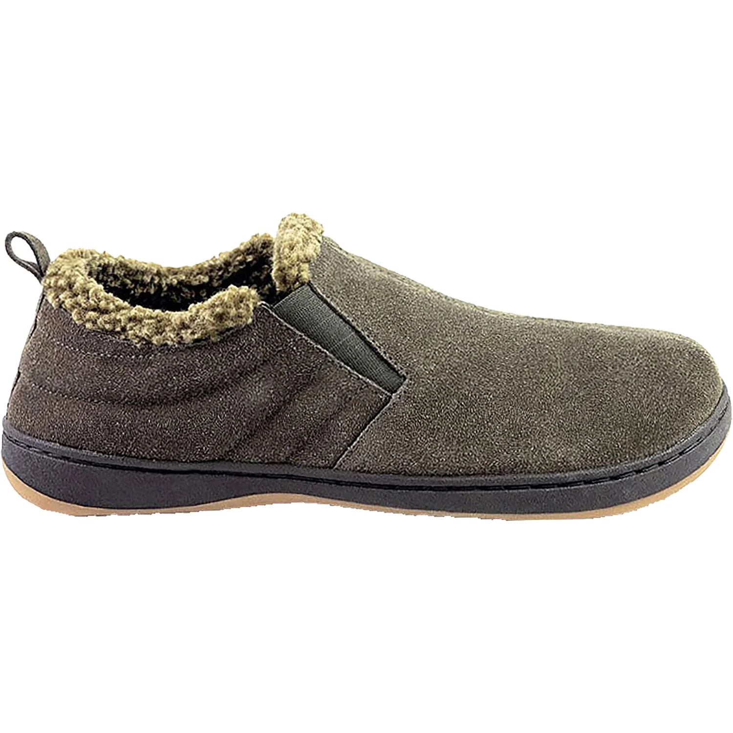Tempur-Pedic Warrick Men's Slippers Charcoal Suede