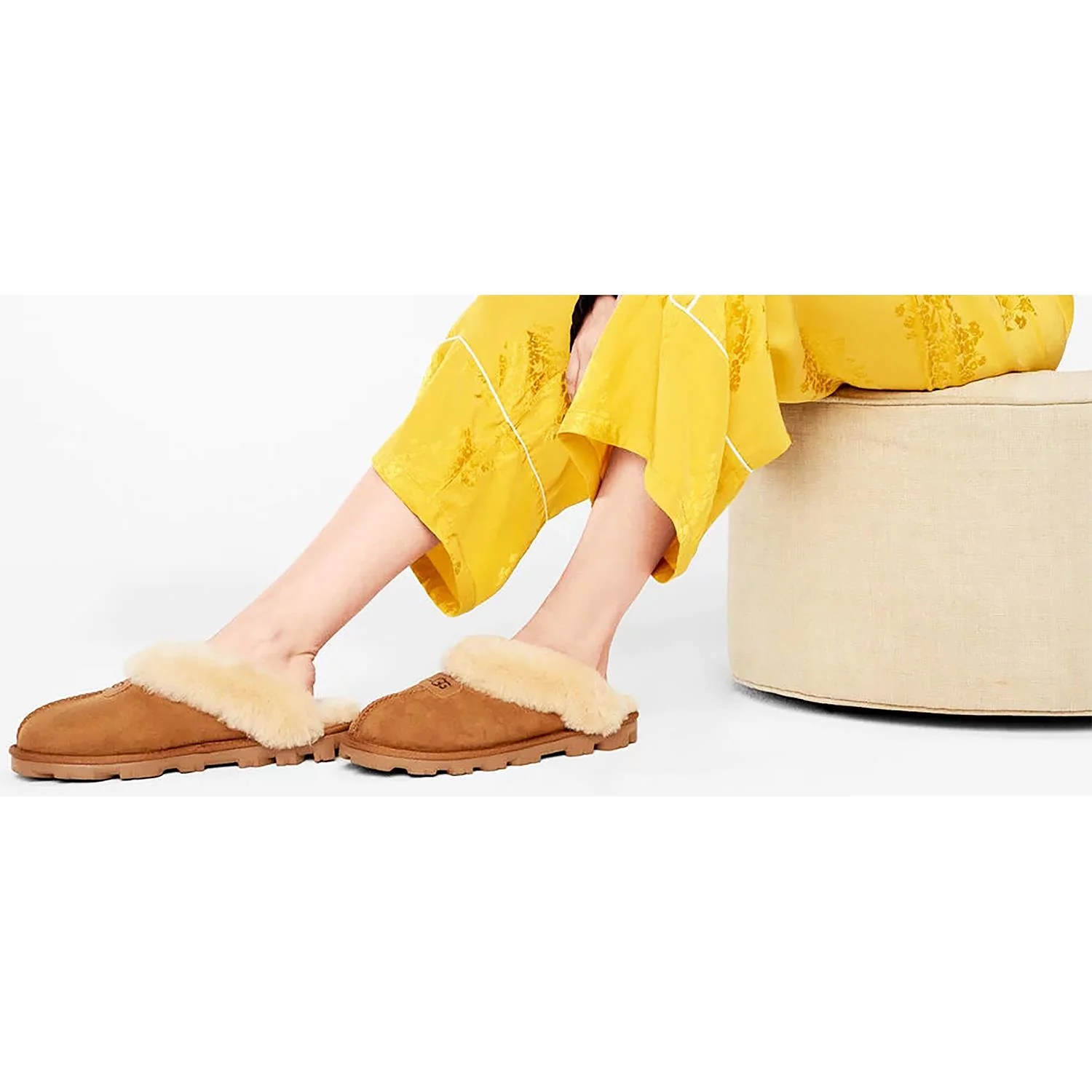 UGG Coquette Women's Slippers Chestnut Sheepskin - Image 4