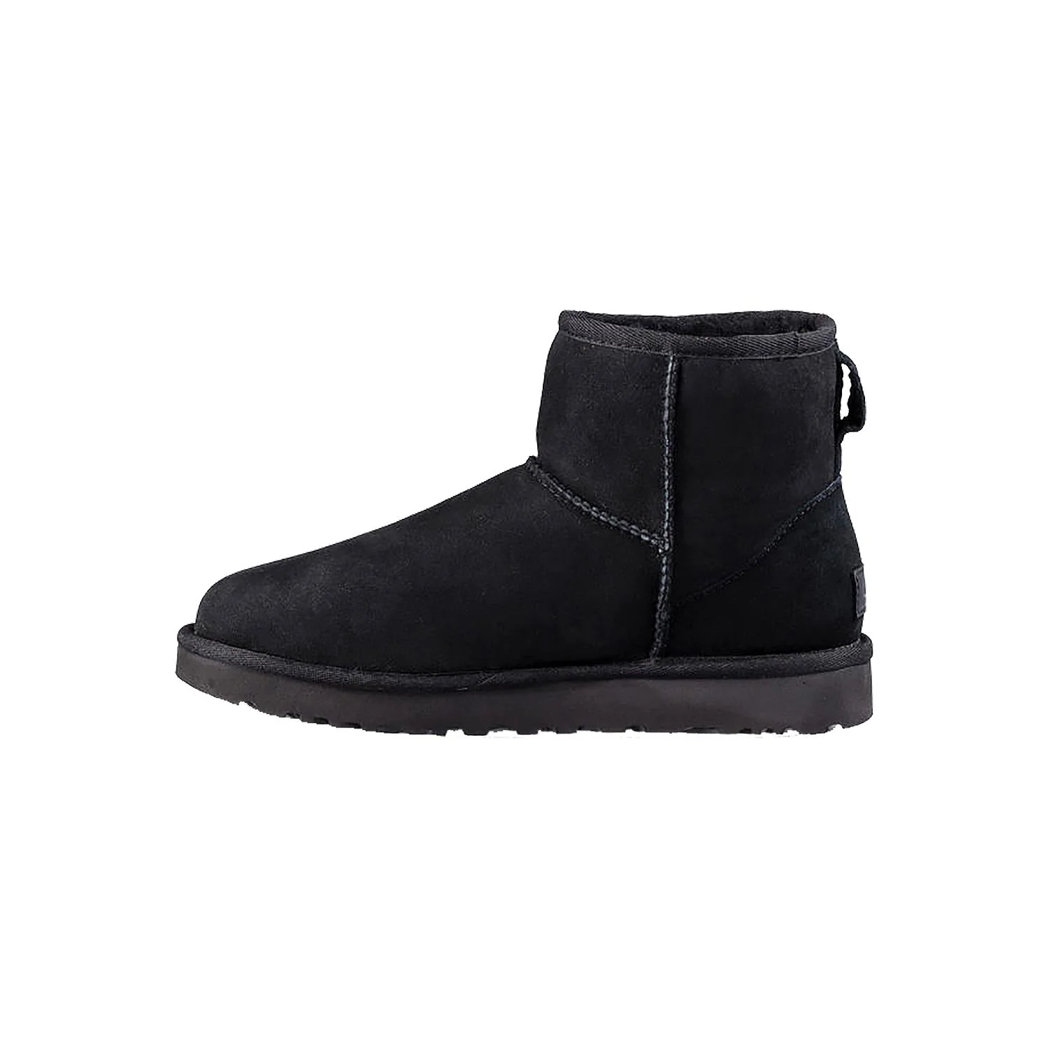 UGG Classic Mini II Women's Ankle Boots Black Sheepskin - Image 3