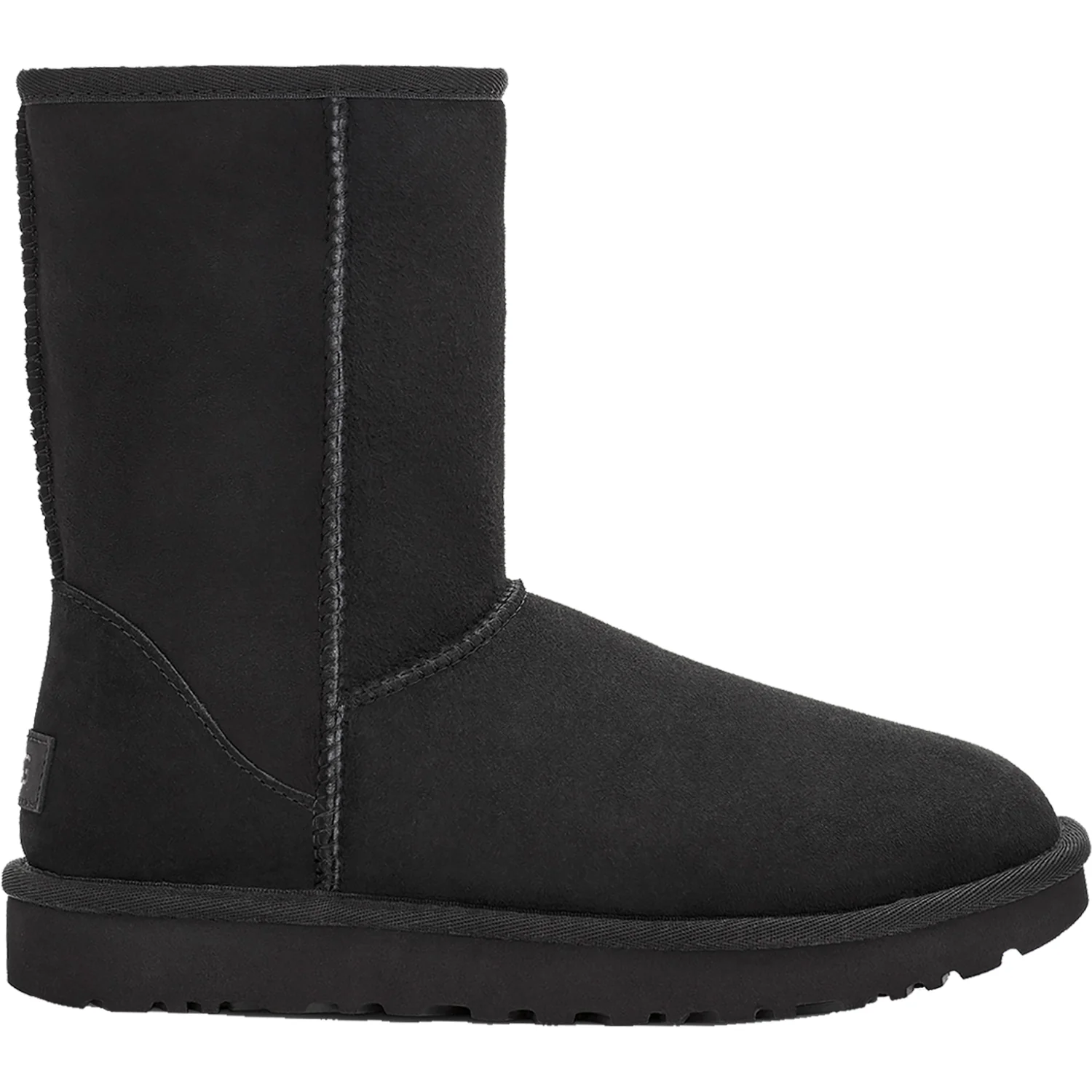 UGG Classic Short II Women's Boots Black Sheepskin