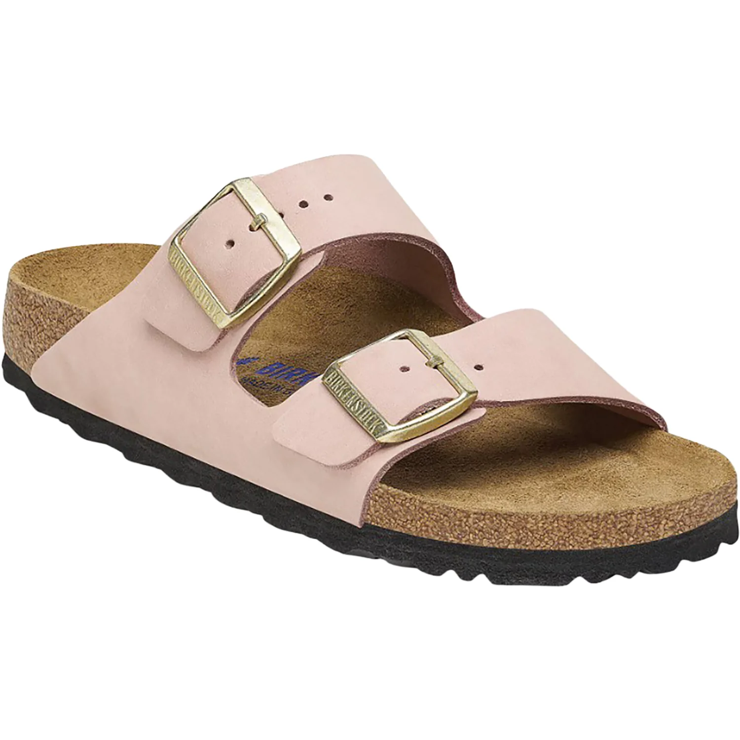 Birkenstock Arizona Soft Footbed Unisex Sandals Soft Pink Nubuck - Image 4