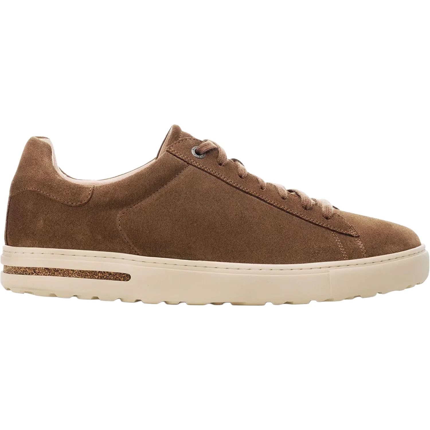 Birkenstock Bend Unisex Lace Up Shoes Dark Tea Suede
