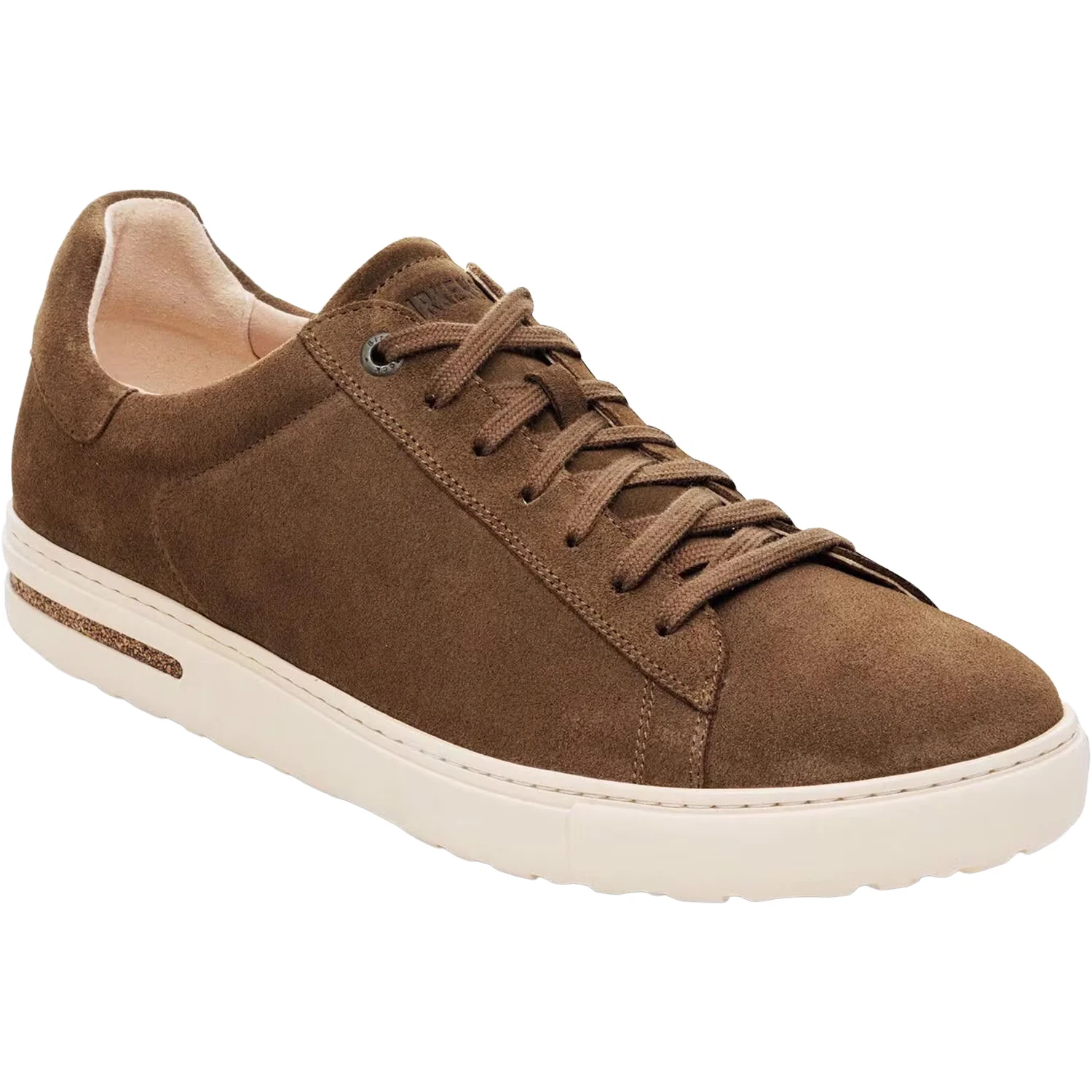 Birkenstock Bend Unisex Lace Up Shoes Dark Tea Suede - Image 4