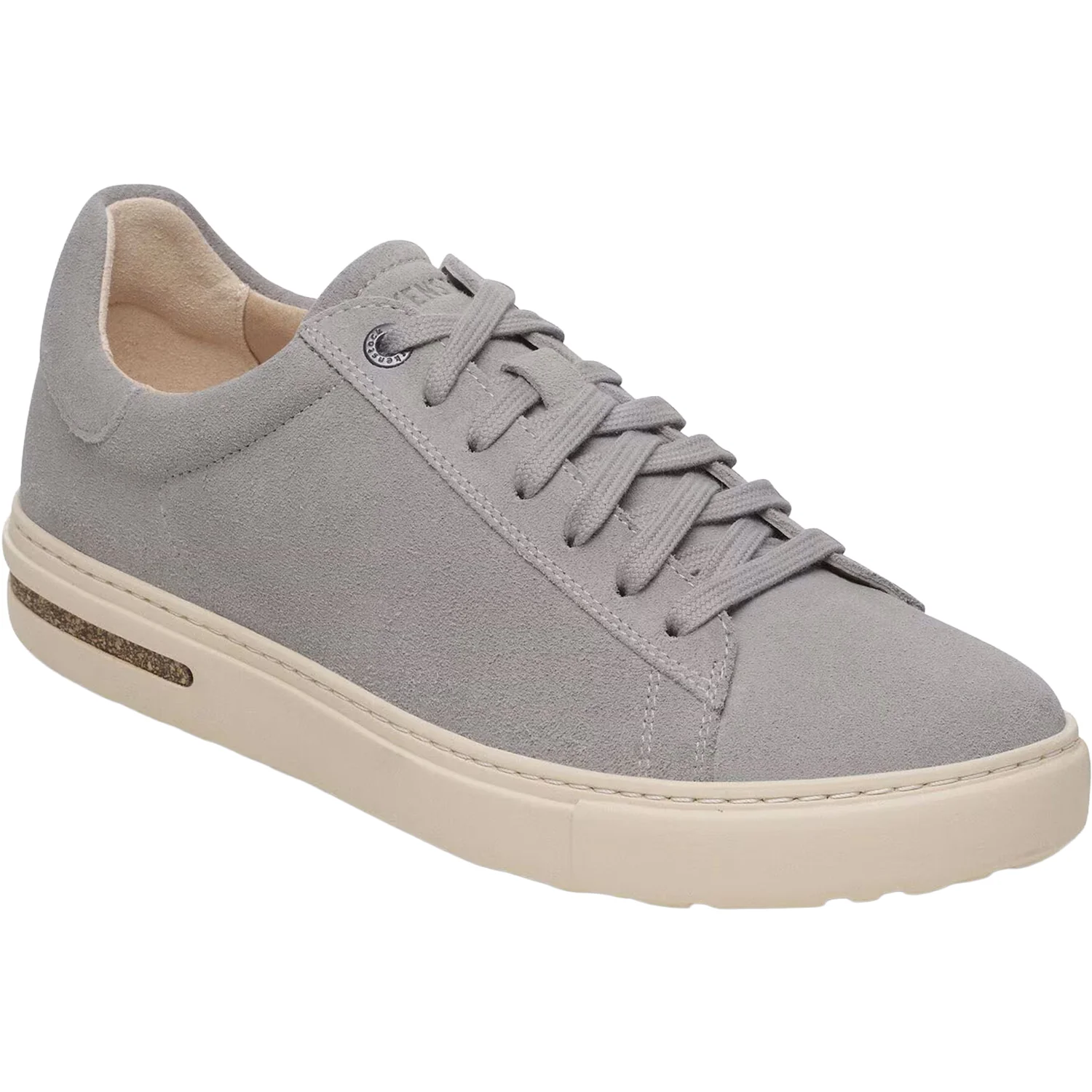 Birkenstock Bend Unisex Lace Up Shoes Stone Coin Suede - Image 4