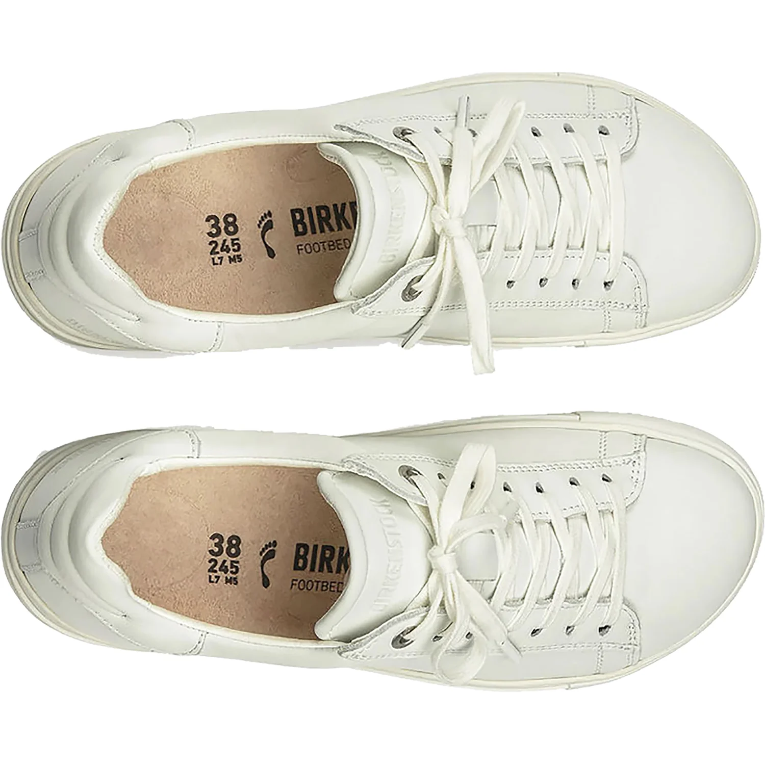 Birkenstock Bend Unisex Sneakers White Leather - Image 2