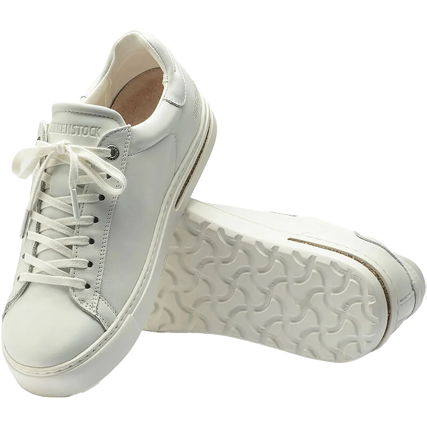 Birkenstock Bend Unisex Sneakers White Leather - Image 3