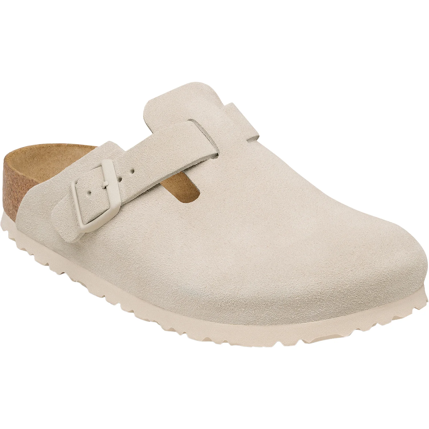 Birkenstock Boston Unisex Clogs Oyster Suede - Image 4