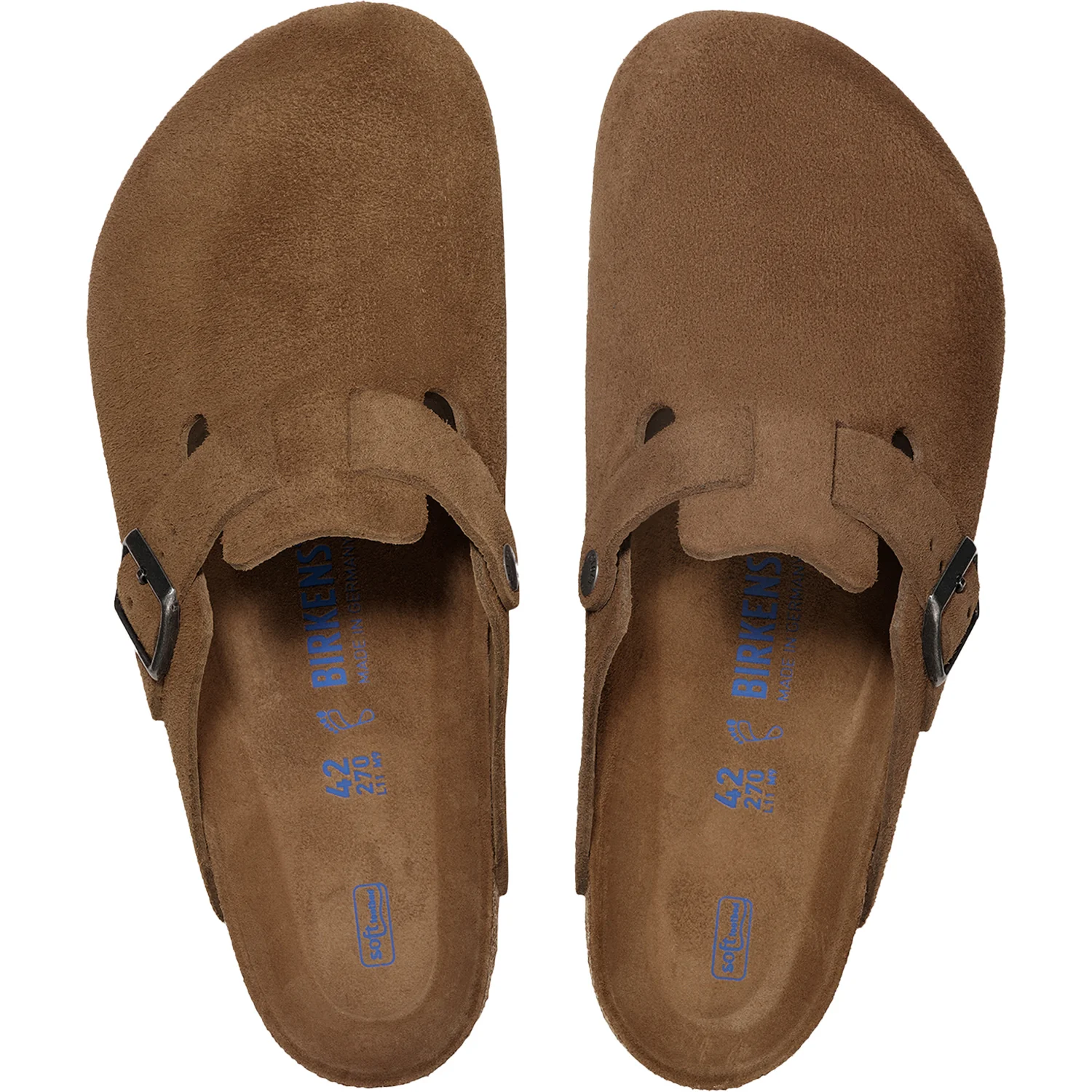Unisex Birkenstock Boston Soft Footbed Dark Tea - Image 2
