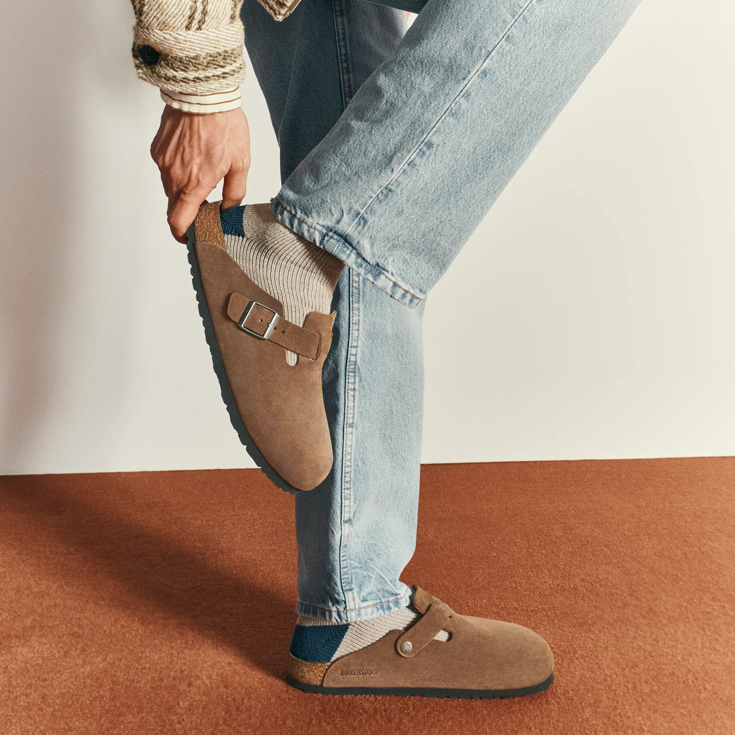 Unisex Birkenstock Boston Soft Footbed Dark Tea - Image 6