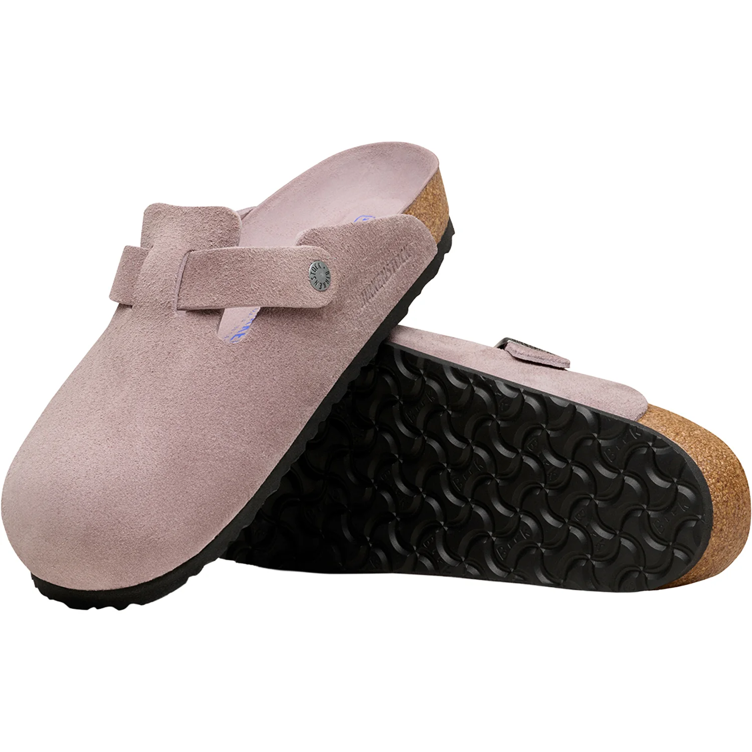Birkenstock Boston Soft Footbed Unisex Clogs Faded Purple - Image 3