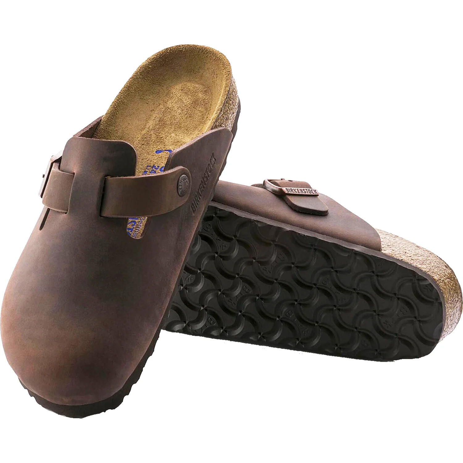 Birkenstock Boston Soft Footbed Unisex Clogs Habana Oiled Leather - Image 3