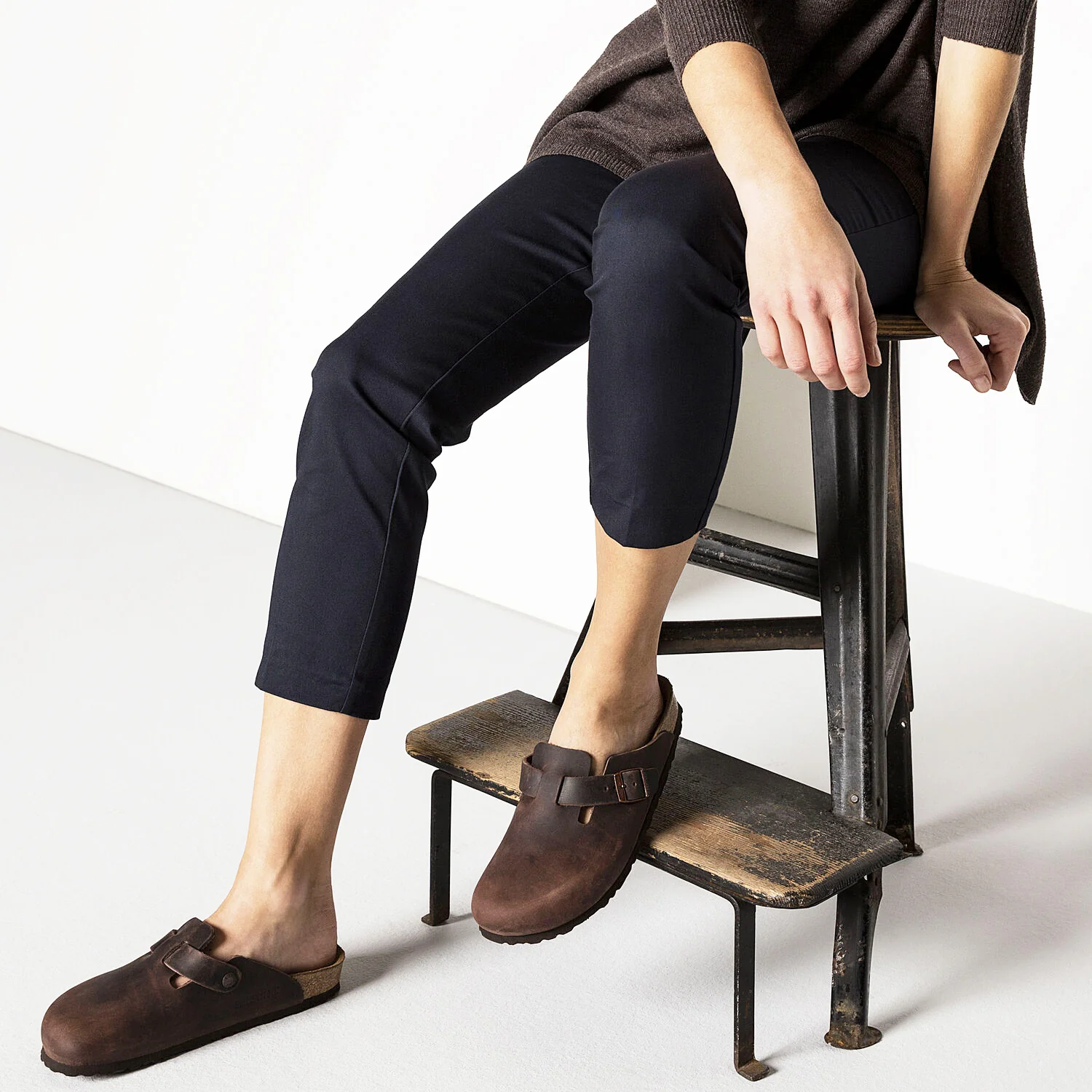 Birkenstock Boston Soft Footbed Unisex Clogs Habana Oiled Leather - Image 4