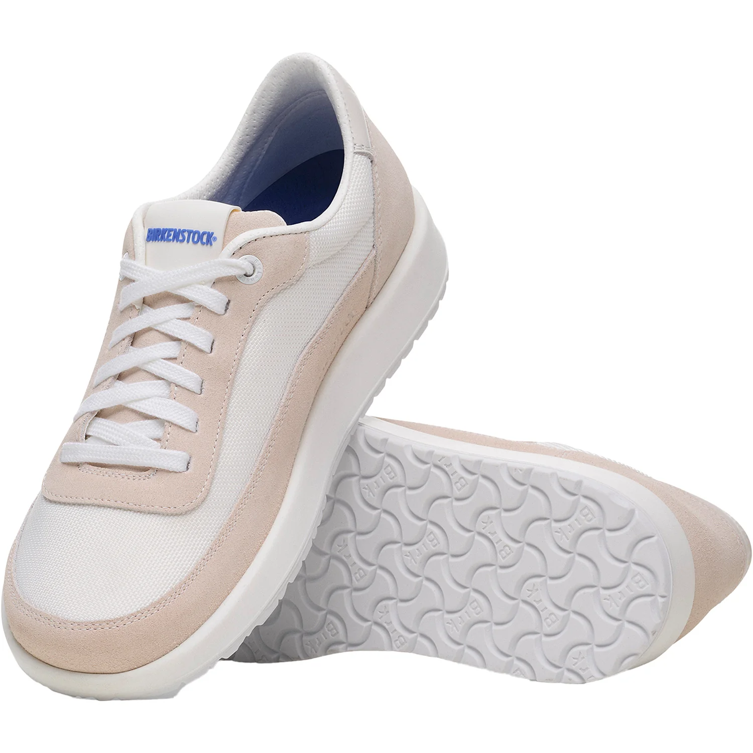 Birkenstock Honnef City /Textile Unisex Sneakers Antique White/White Suede - Image 3