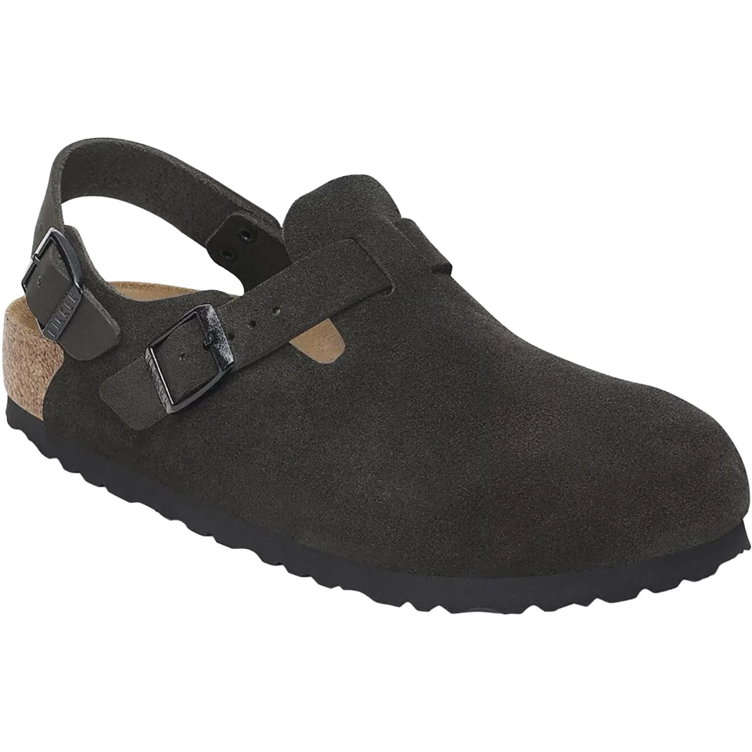 Birkenstock Tokio Unisex Clogs Black Suede - Image 4