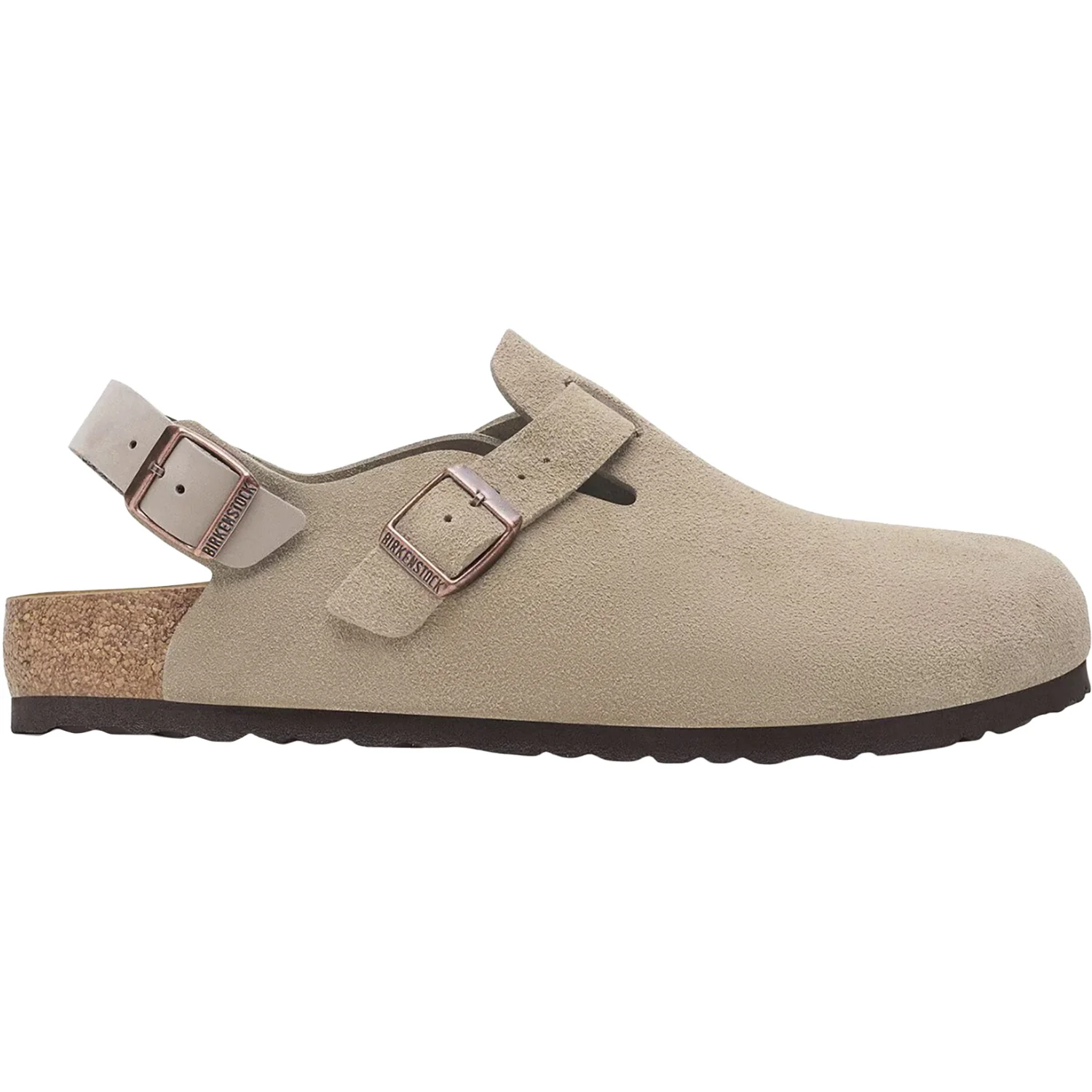 Birkenstock Tokio Unisex Clogs Taupe Suede