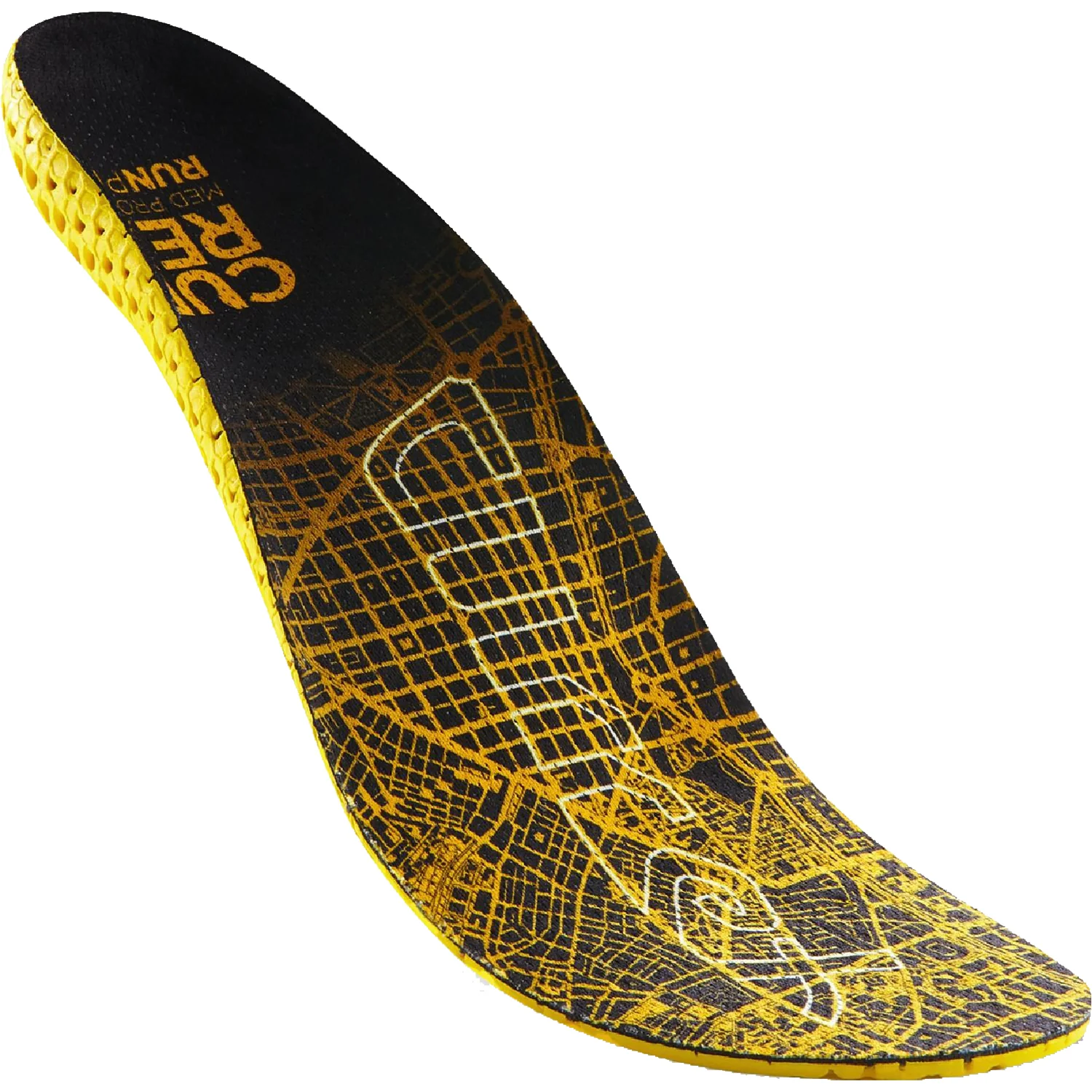 Currex Run Pro Medium Unisex Insoles Medium Arch / Yellow - Image 3