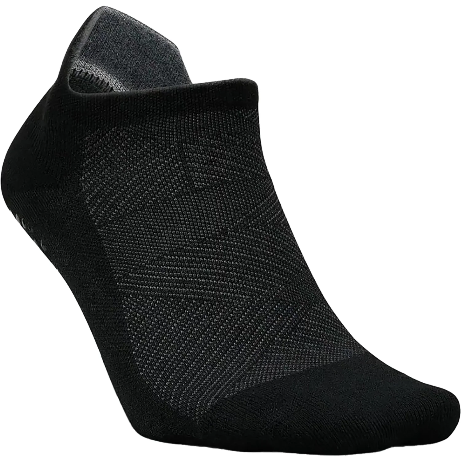 Feetures Elite Grip Max Cushion Tab Unisex Athletic Shoes Socks Balance Black
