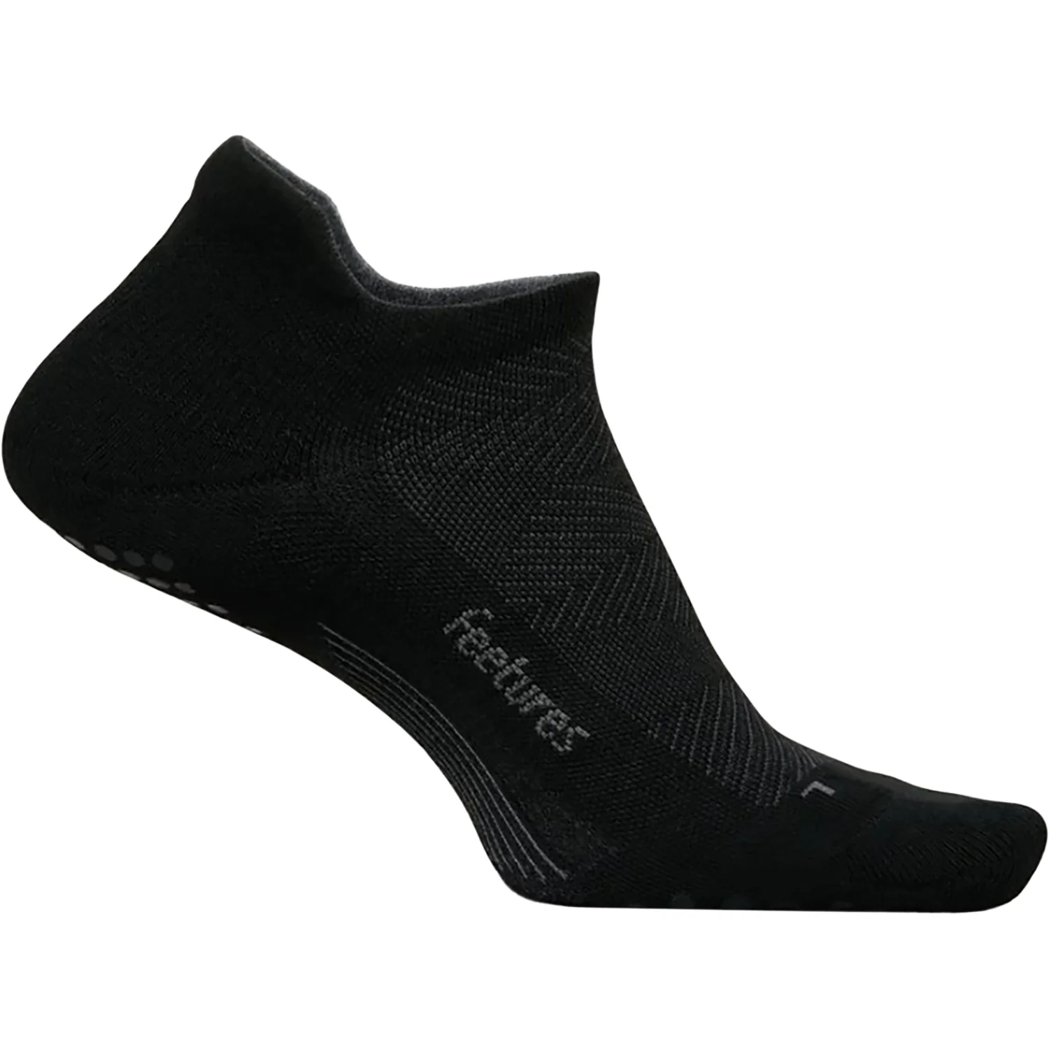 Feetures Elite Grip Max Cushion Tab Unisex Athletic Shoes Socks Balance Black - Image 2