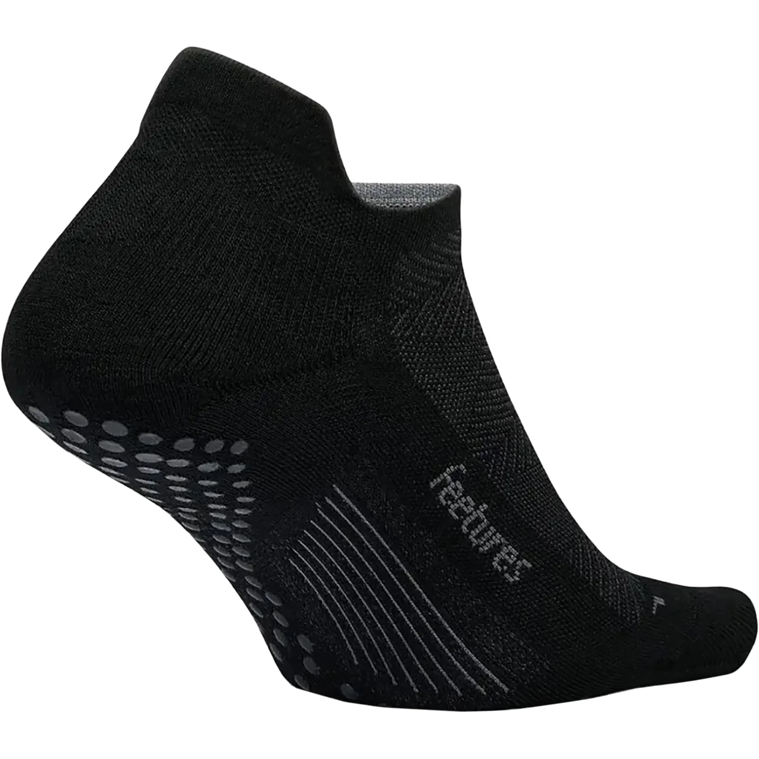 Feetures Elite Grip Max Cushion Tab Unisex Athletic Shoes Socks Balance Black - Image 3