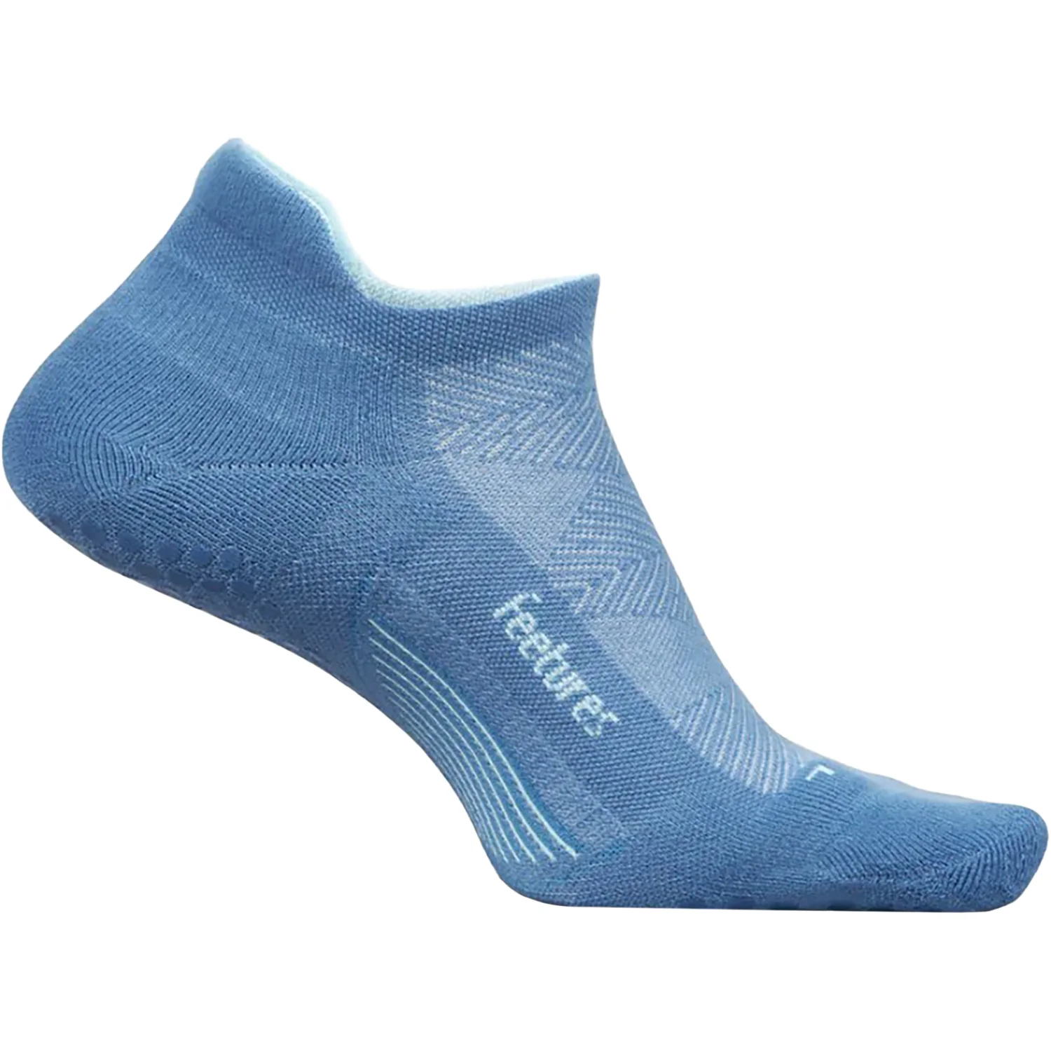 Feetures Elite Grip Max Cushion Tab Unisex Athletic Shoes Socks Flex Blue - Image 2