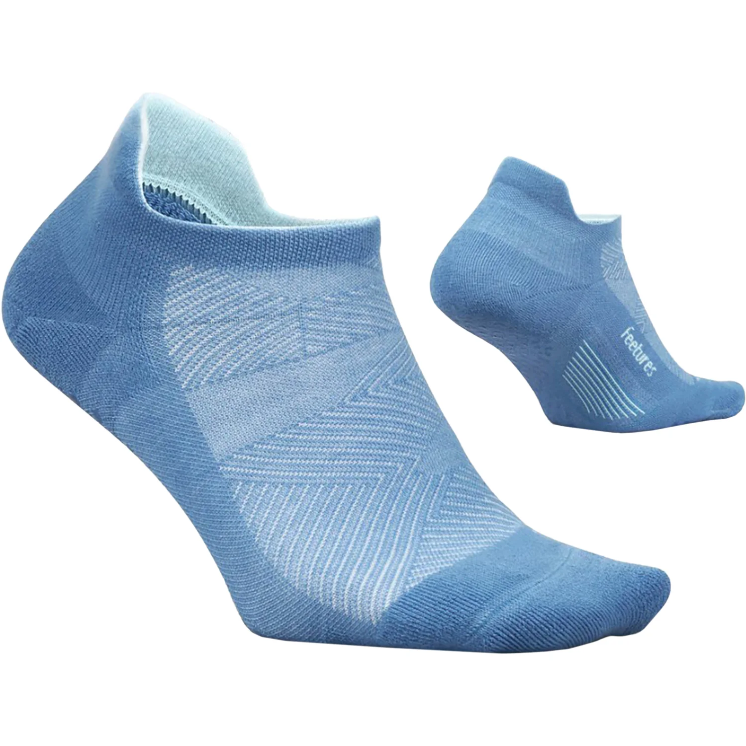 Feetures Elite Grip Max Cushion Tab Unisex Athletic Shoes Socks Flex Blue - Image 3