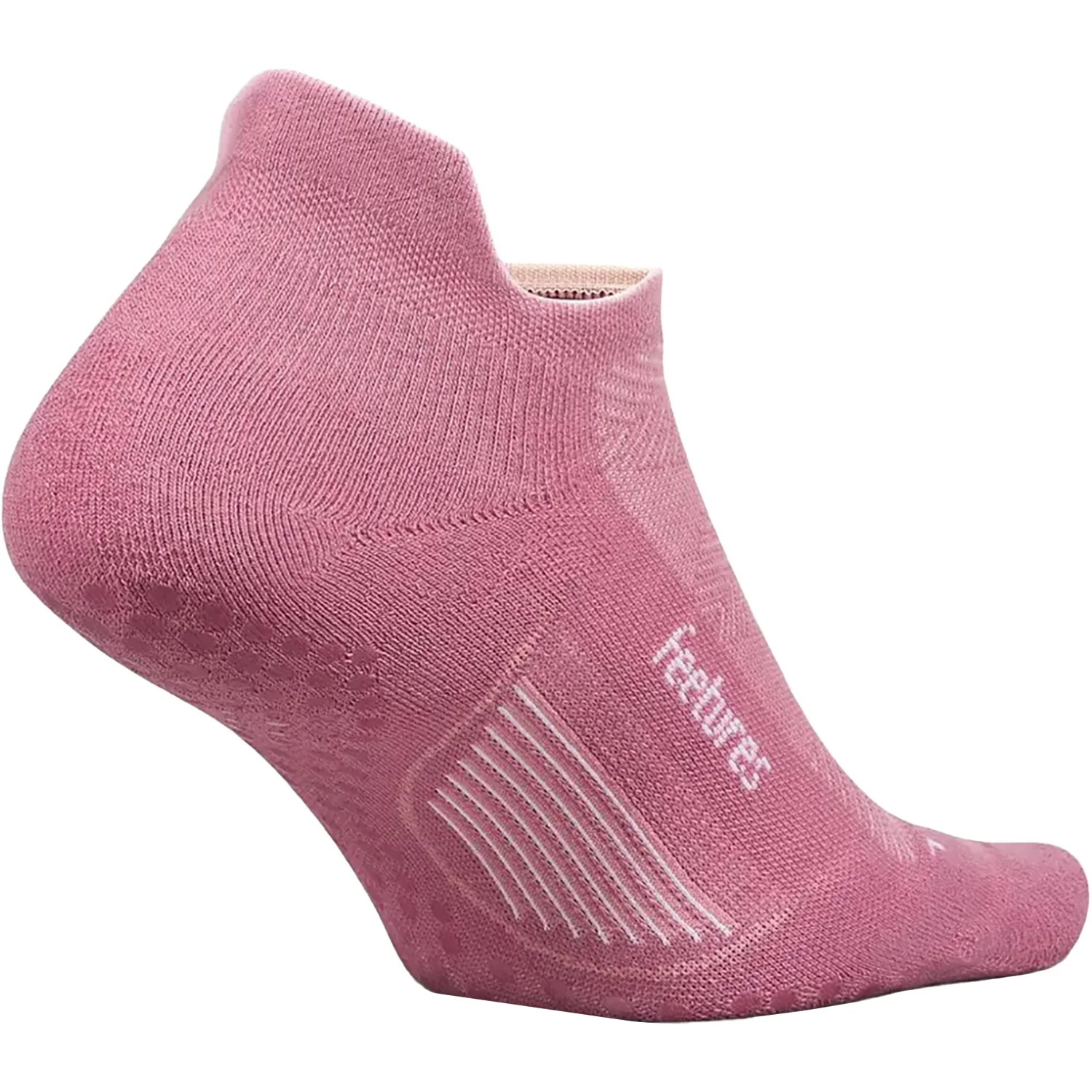 Feetures Elite Grip Max Cushion Tab Unisex Athletic Shoes Socks Posture Pink - Image 4